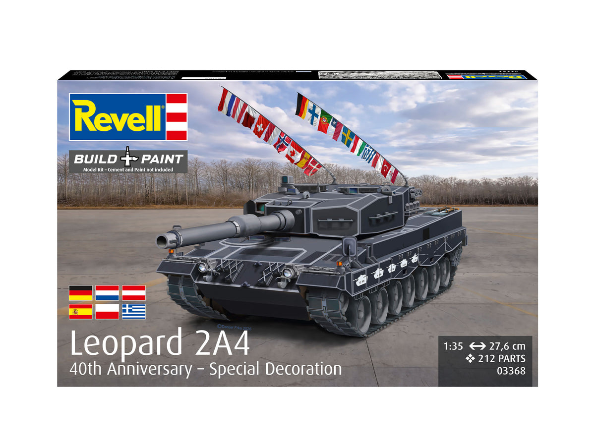 Leopard 2A4 - Special Decoration 40th anniversay