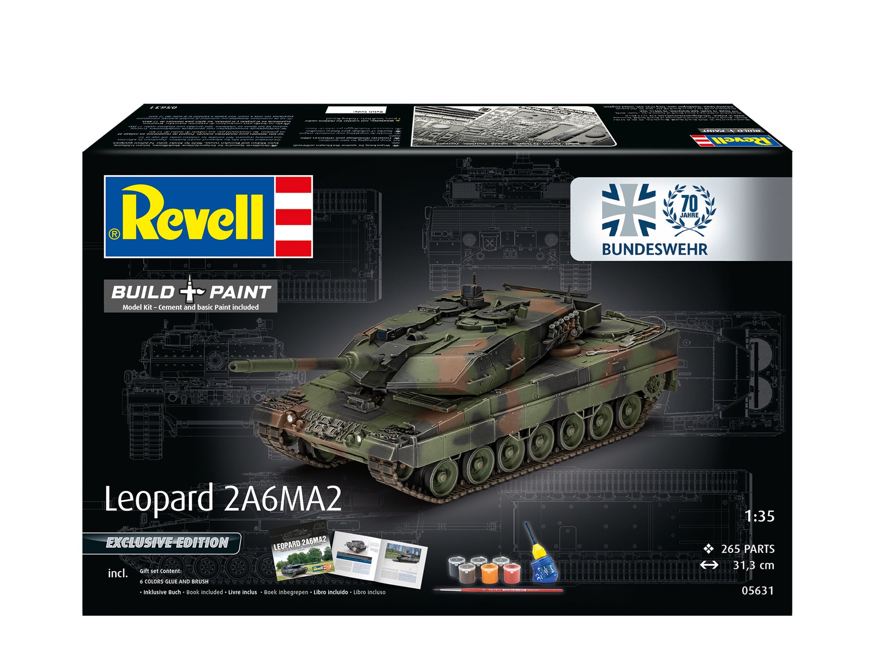70 anni Bundeswehr: leopard 2a6ma2 "Exclusive Edition"