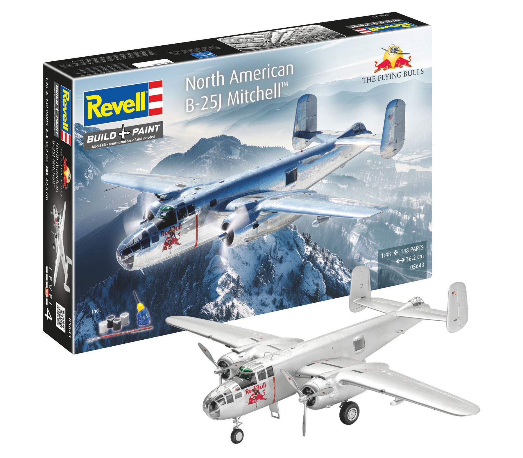 Cadeauset Flying B-25J Mitchell