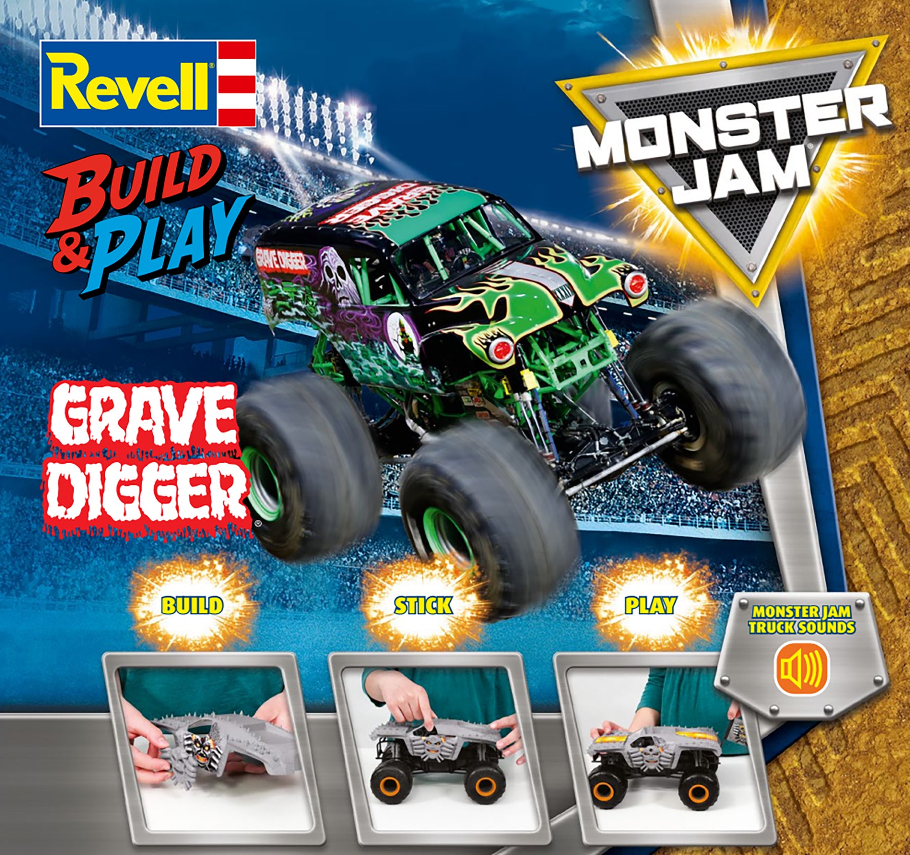 Build & Play: Monster Jam Grave Digger