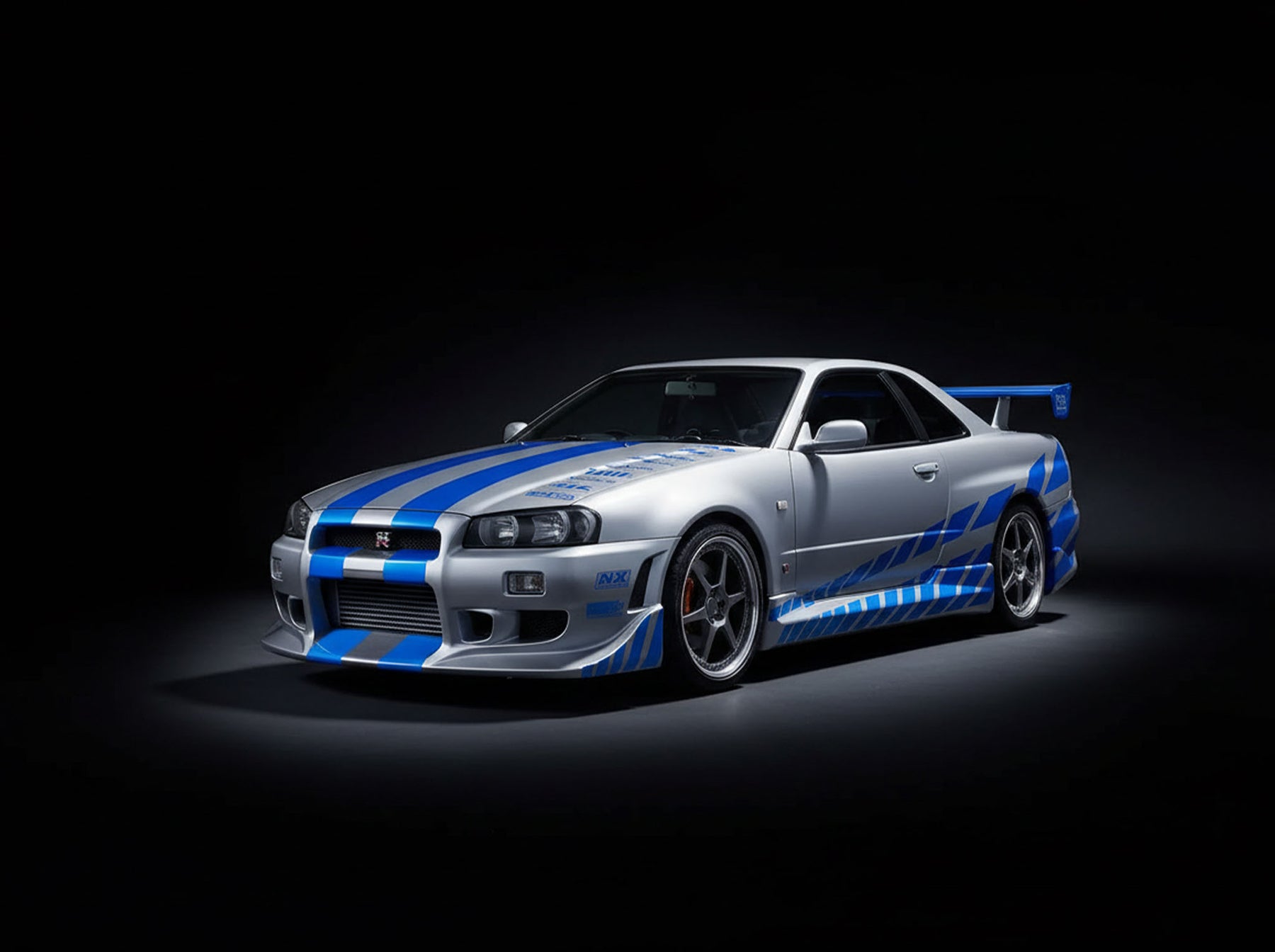 Fast & Furious - Brian's Nissan Skyline GT-R 34-kliksysteem uit 1999