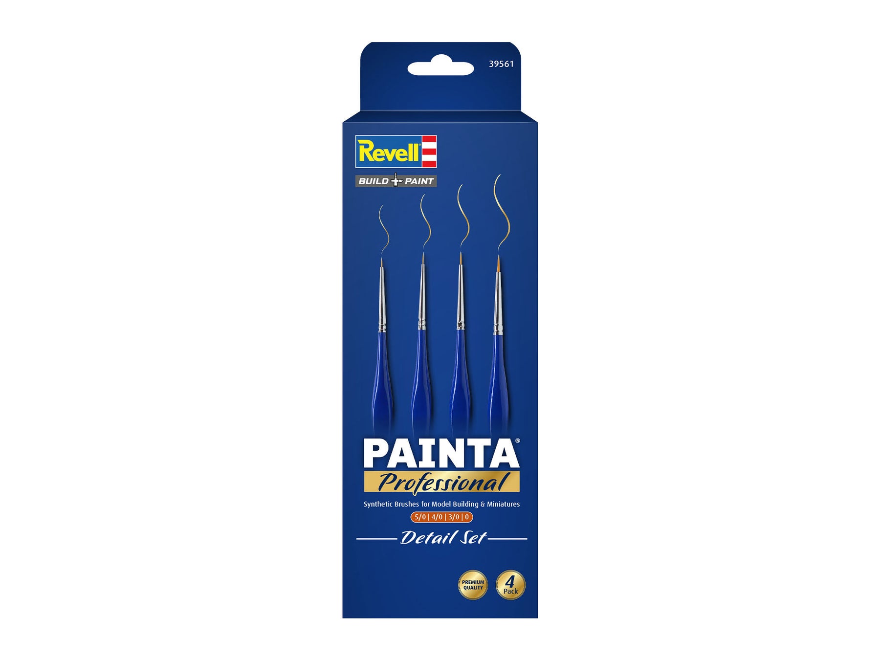 Painta professionele penselen: detailset