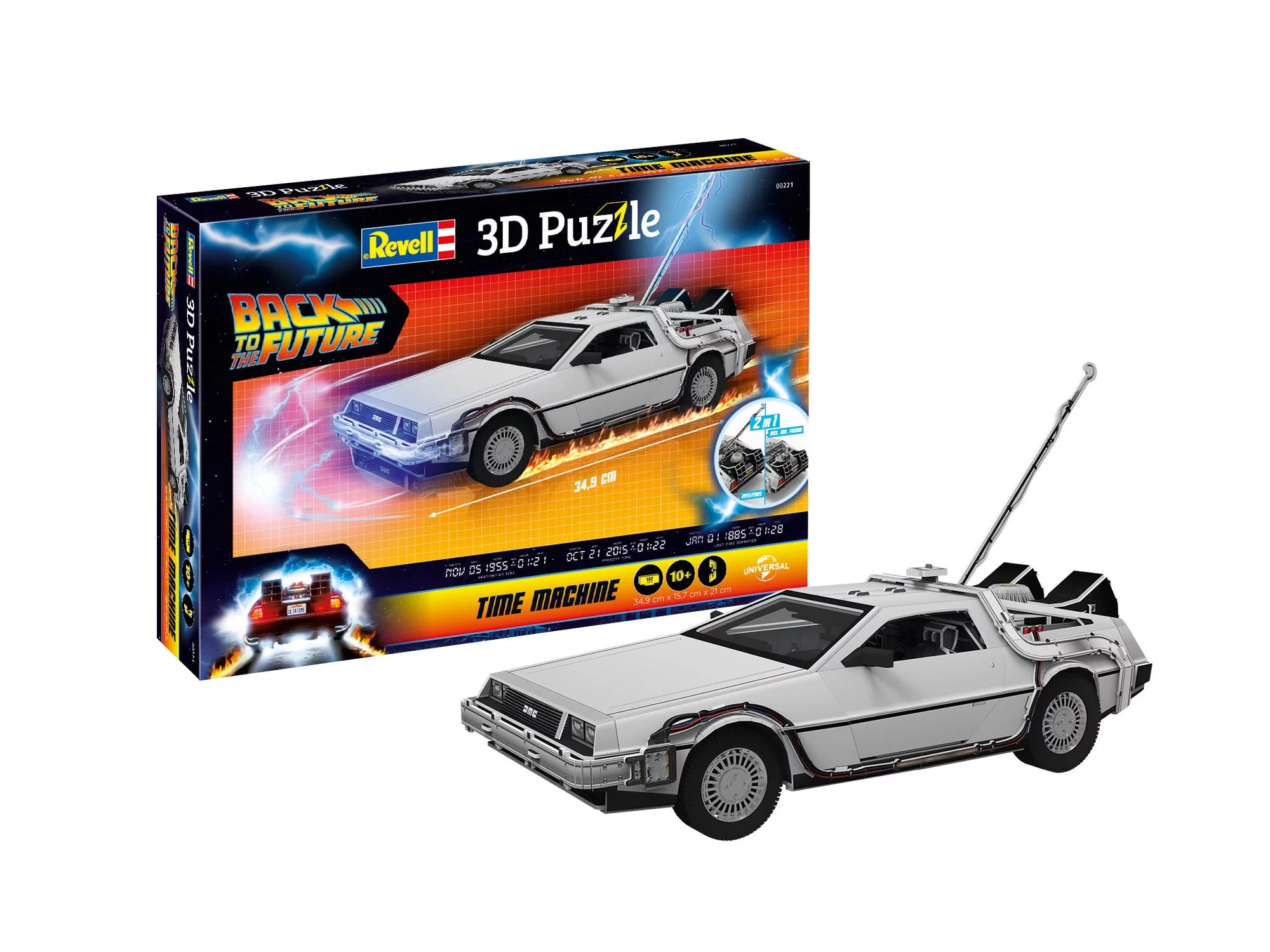 Puzzle 3D della DeLorean di 