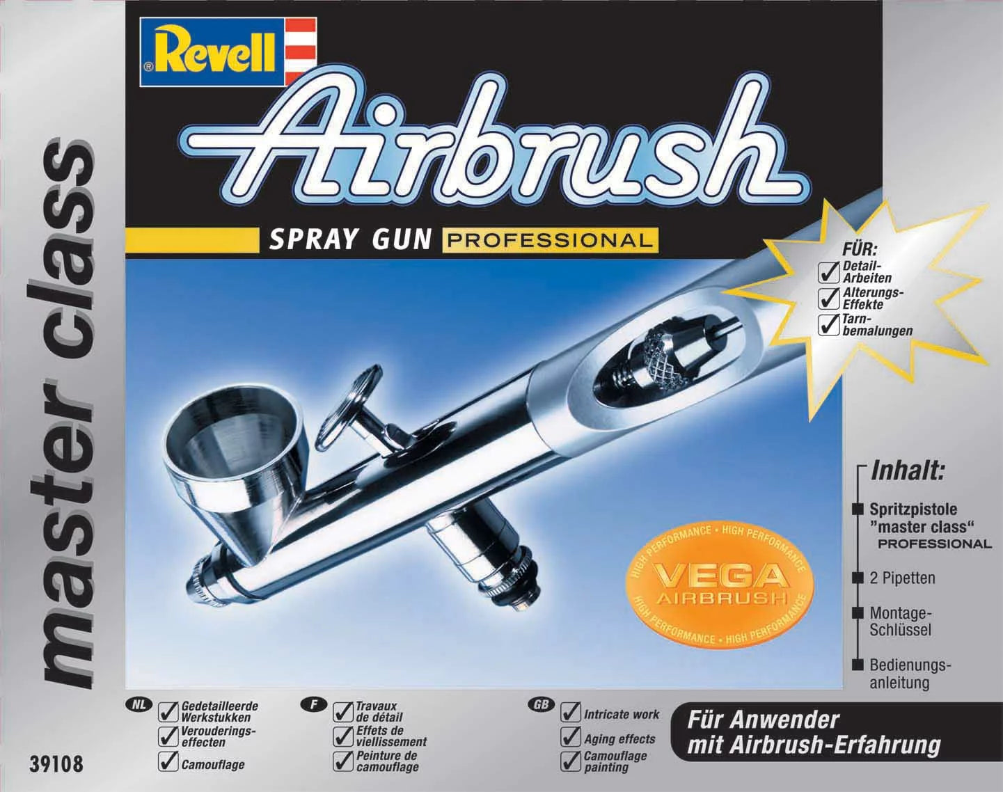 Airbrush Spritzpistole "Professional" MasterClass