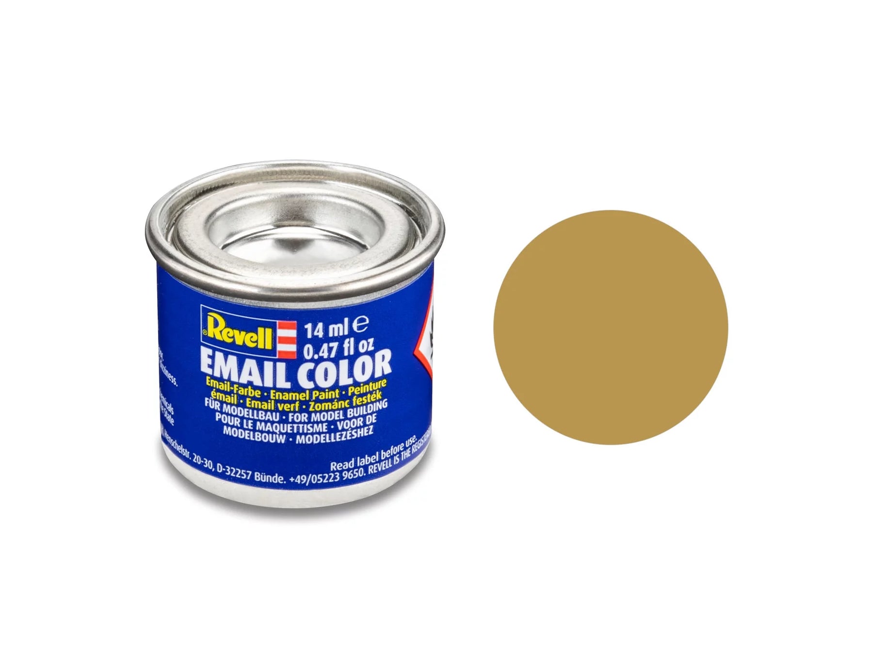 zand, mat RAL 1024 14 ml blik