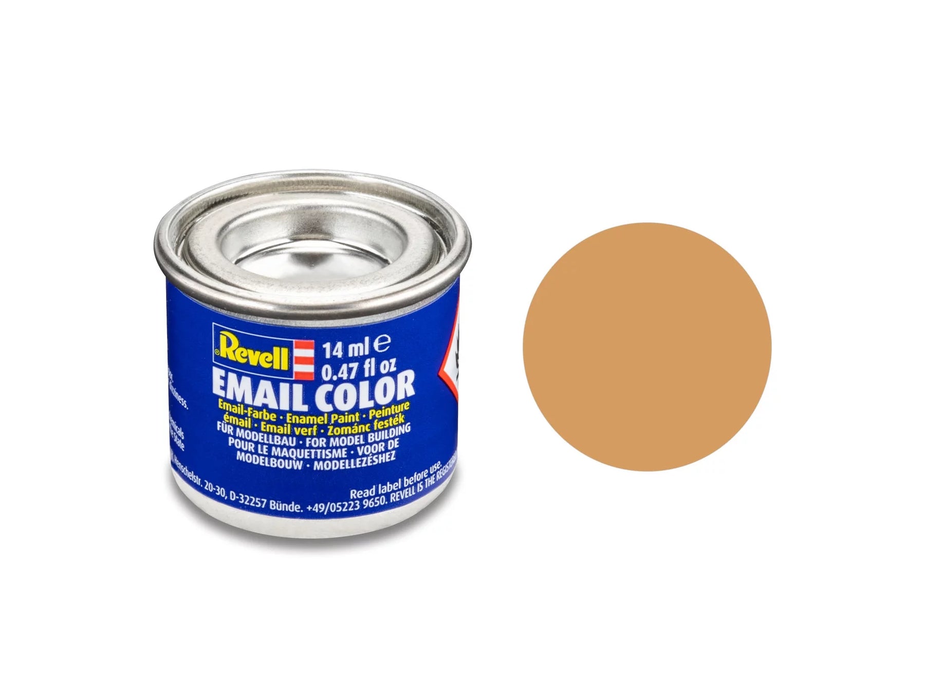 Afrikaansbruin, mat blik van 14 ml