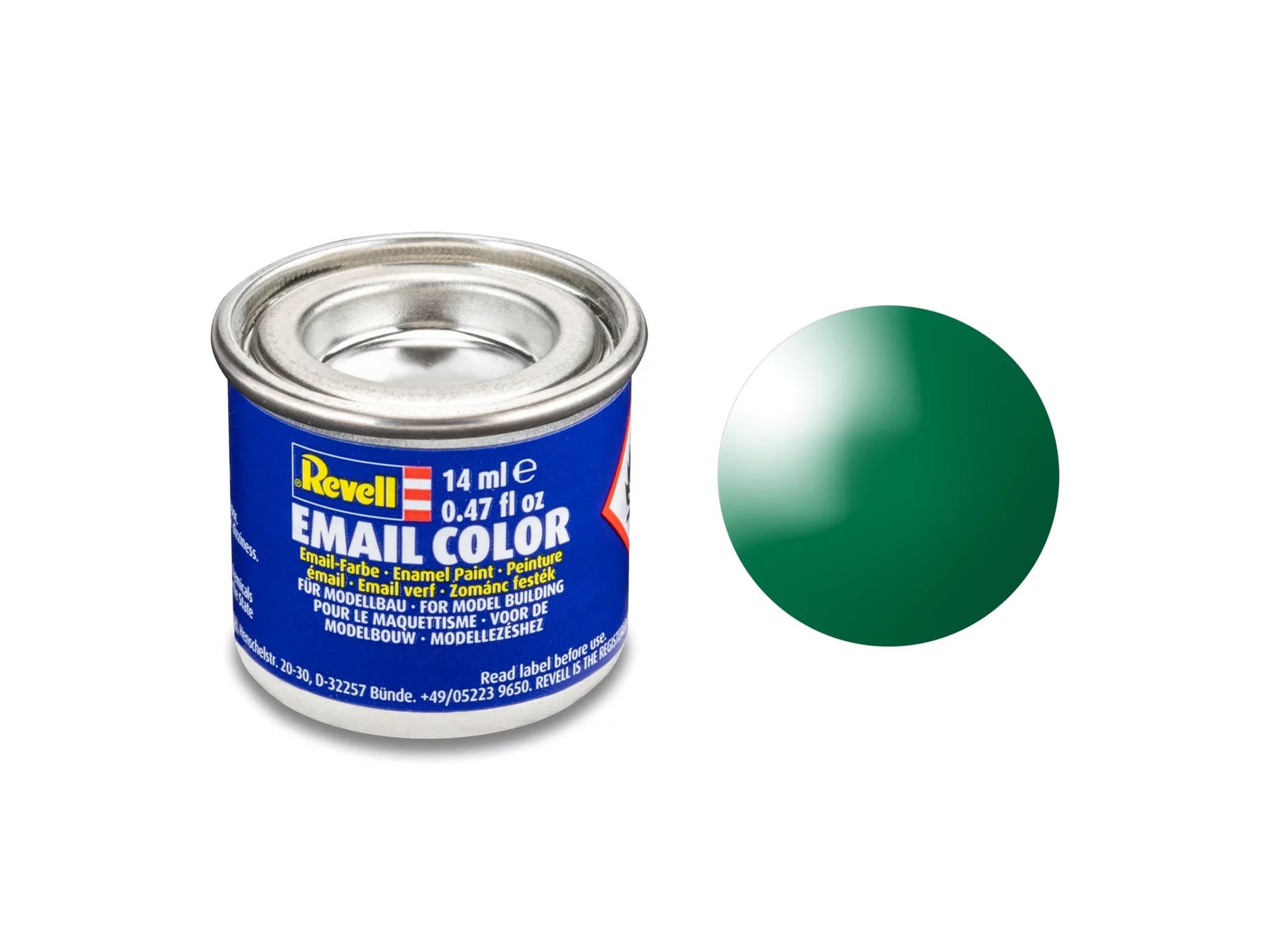 smaragdgroen, glanzend RAL 6029 14 ml blik