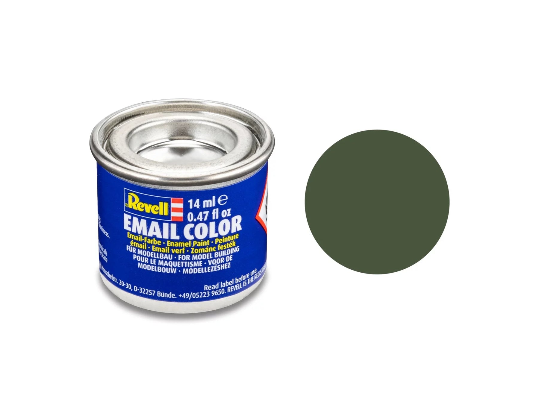 bronsgroen, mat RAL 6031 14 ml blik
