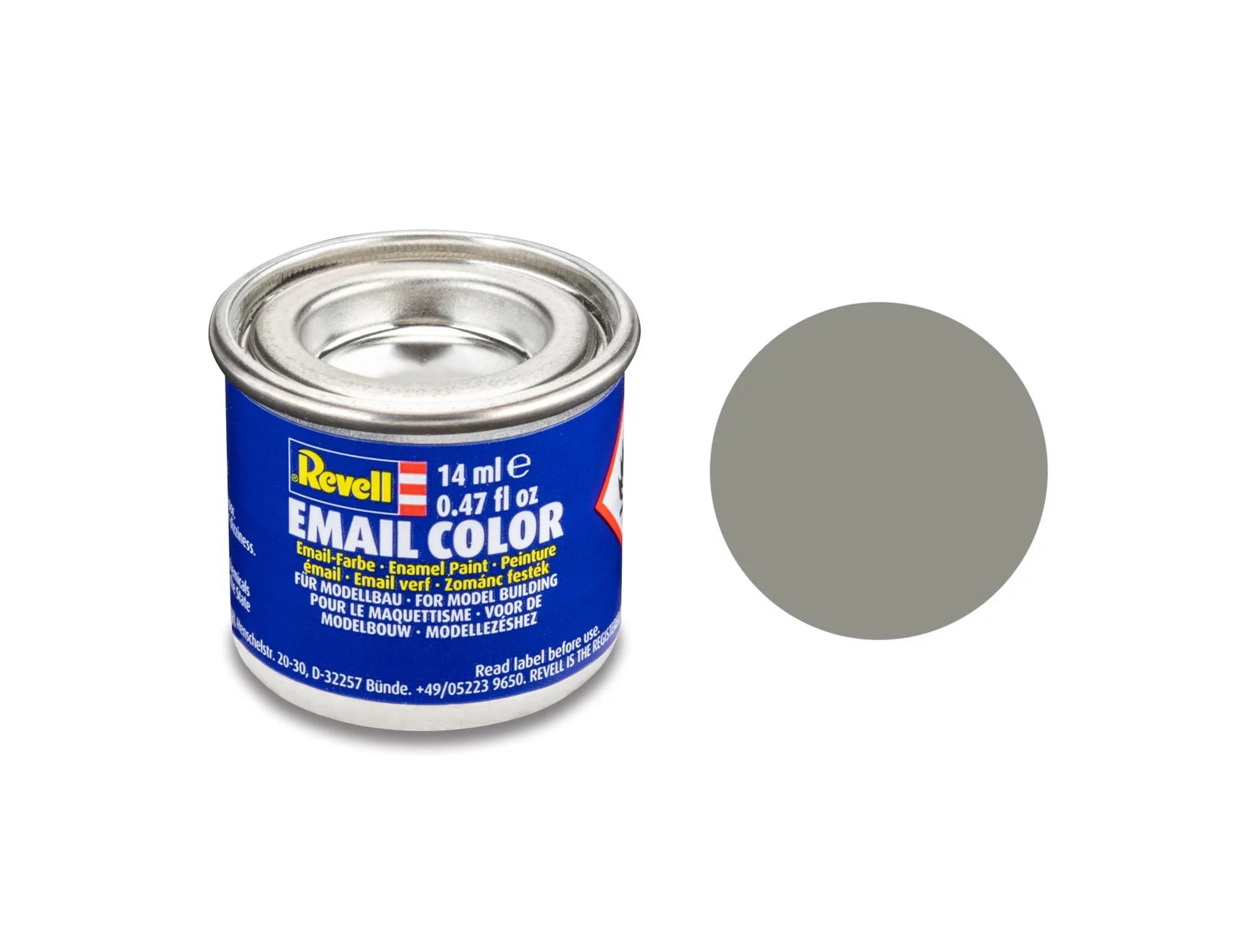 steengrijs, mat RAL 7030 14 ml blik
