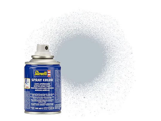 Metallic "Aluminium" spuitkleurspuitbus - 100 ml