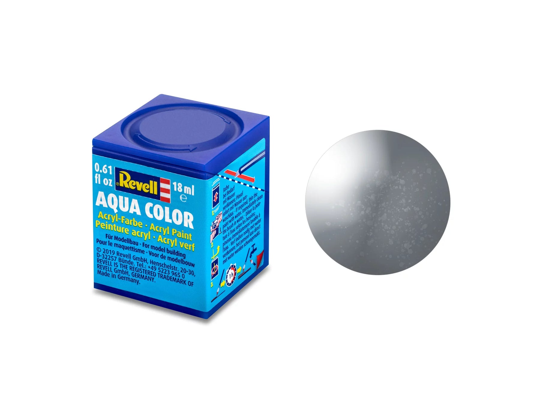 iron, metallic Aqua Color 18 ml