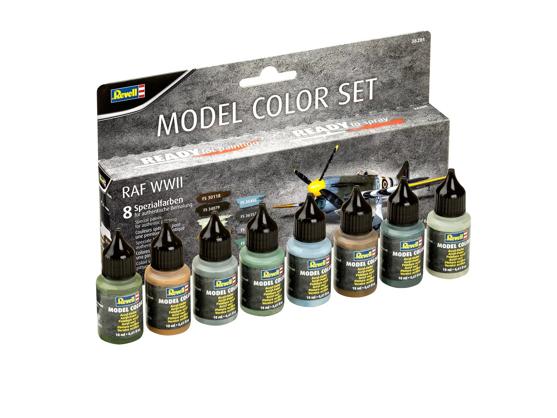 Modelkleur - RAF WO II (8x 18ml)