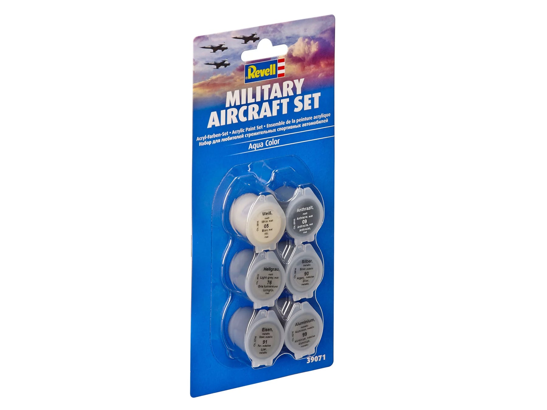 Kleurset militaire vliegtuigen