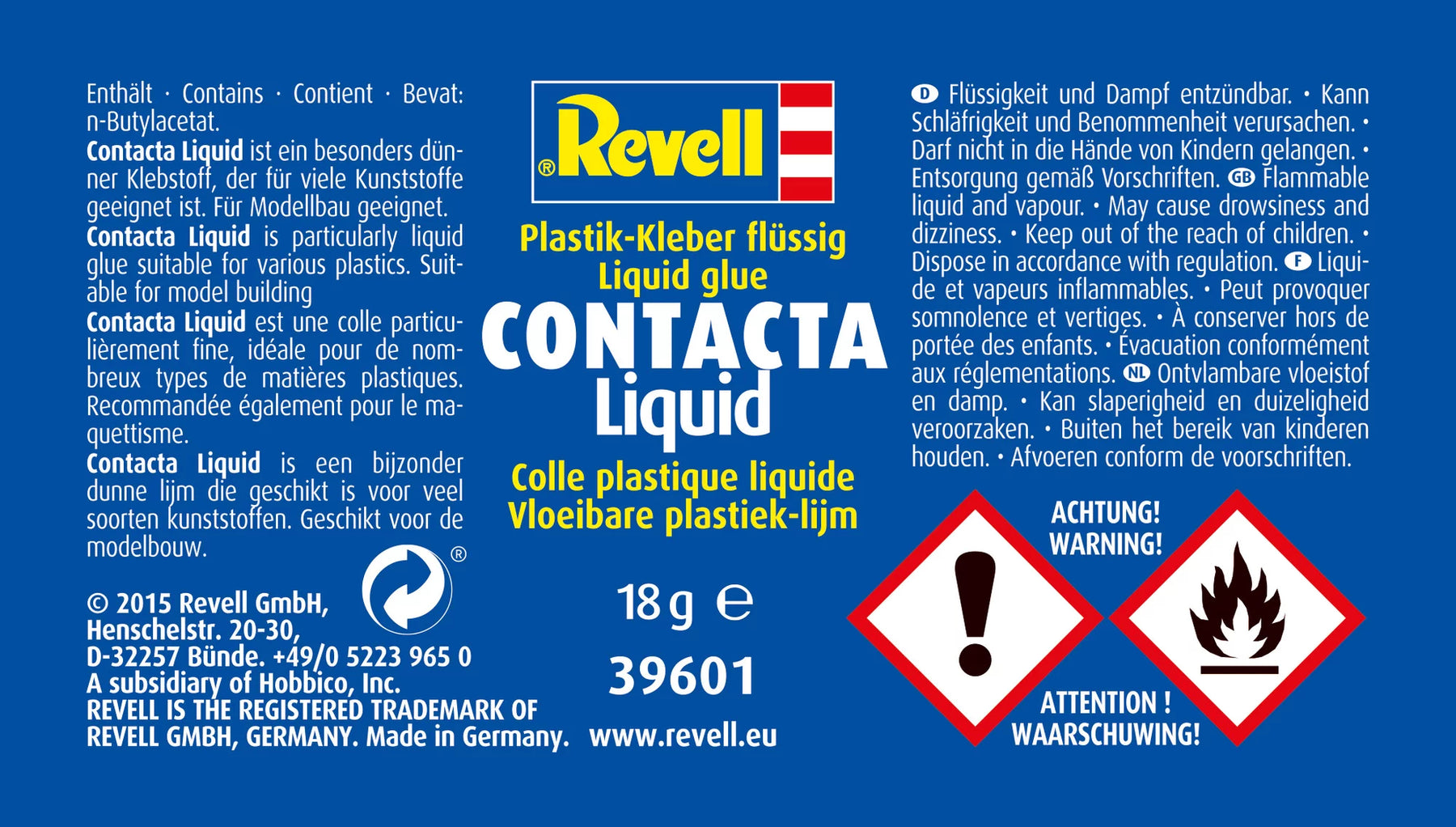 Contacta Liquid, Flüssigleim (18 g)