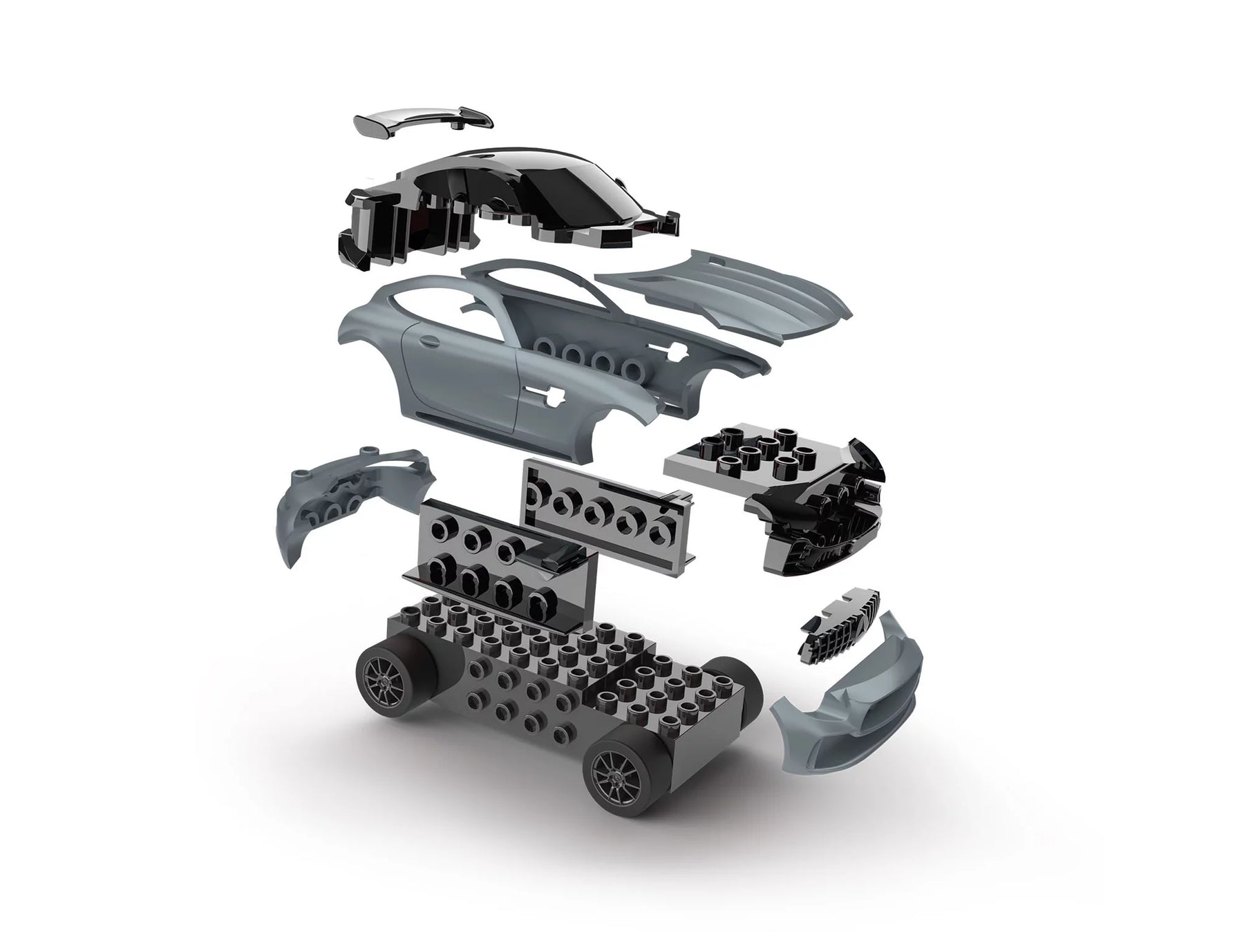 Build 'n Race Mercedes-AMG GT R, grau
