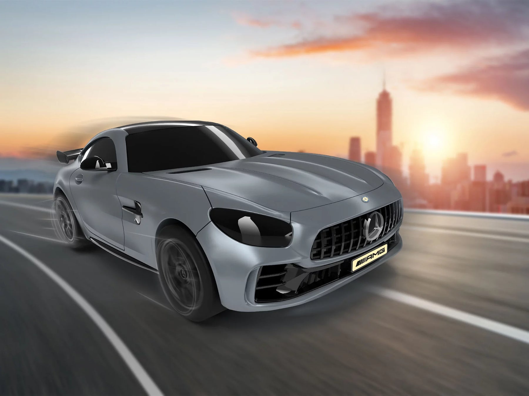 Build 'n Race Mercedes-AMG GT R, grau