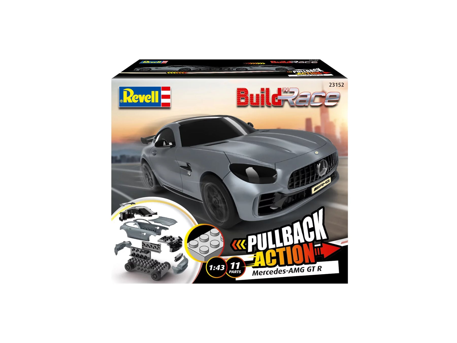 Build 'n Race Mercedes-AMG GT R, grau