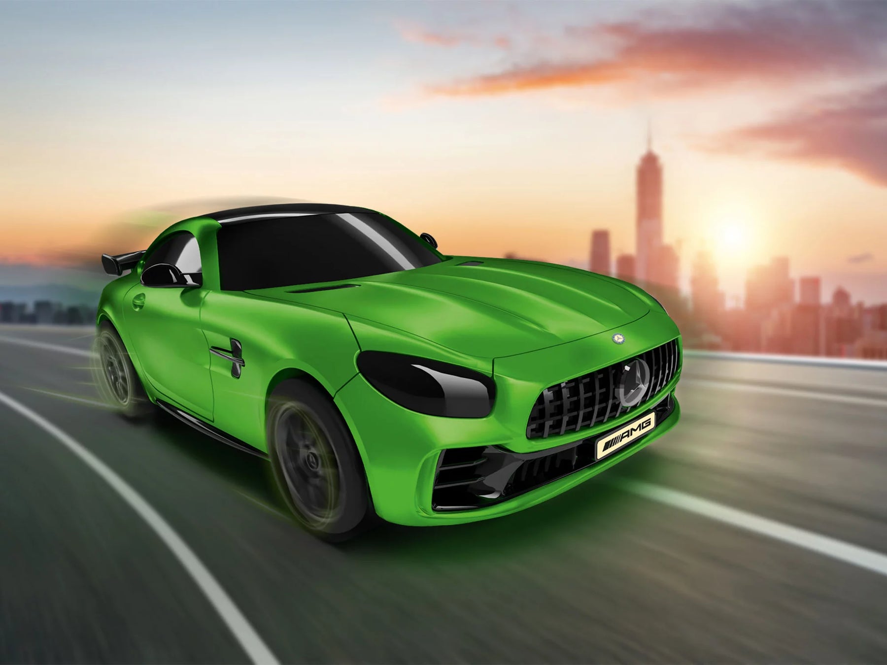 Build 'n Race Mercedes-AMG GT R, grün