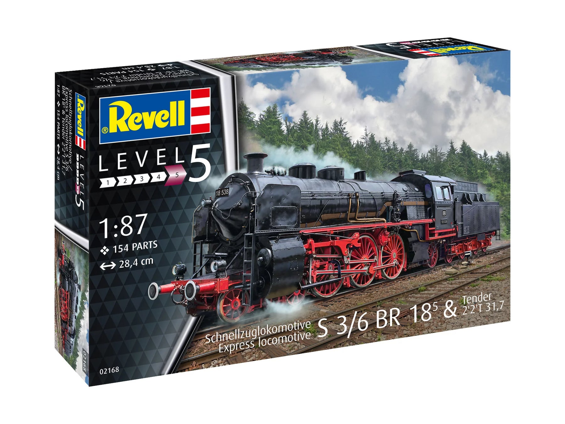 Schnellzuglokomotive S3-6 BR18(5) mit Tender 2‘2’T