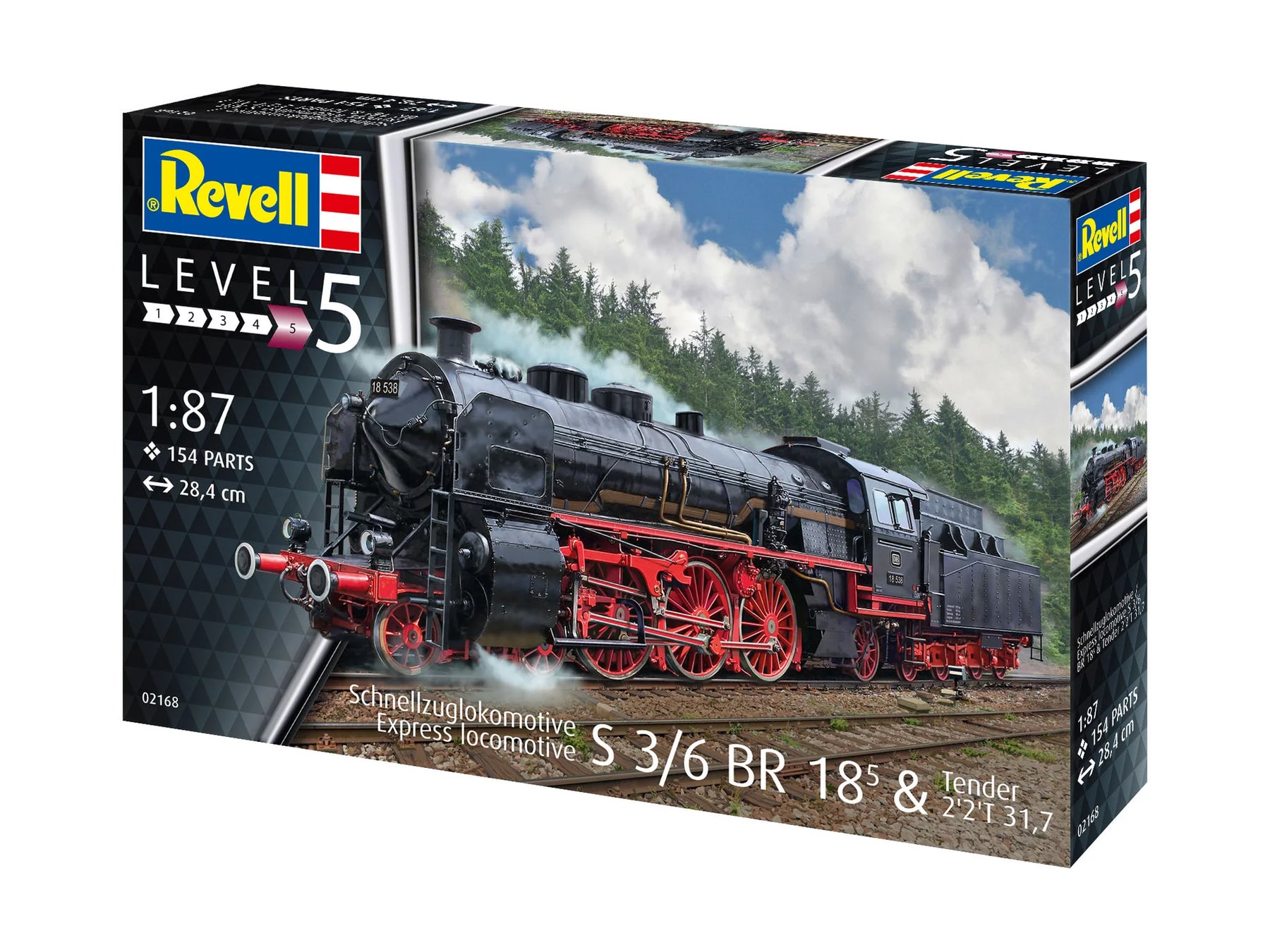 Schnellzuglokomotive S3-6 BR18(5) mit Tender 2‘2’T