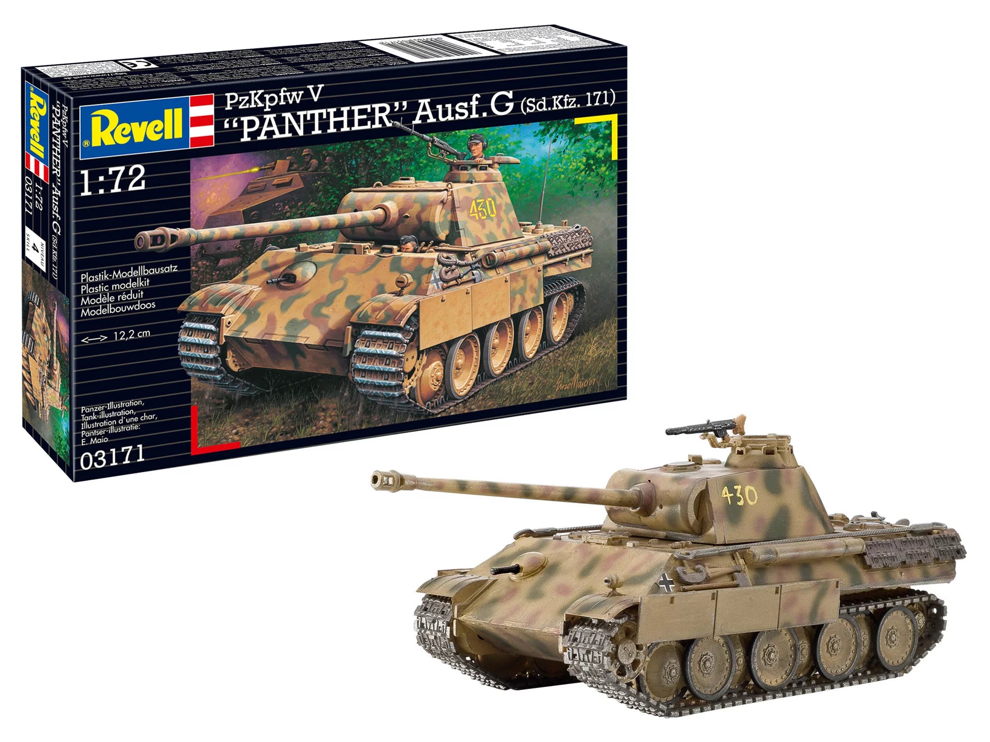 Panther-G Sd.Kfz.171 1/24モデルキット PzKpfw V Panther Ausf.G (Sd.Kfz. 171)