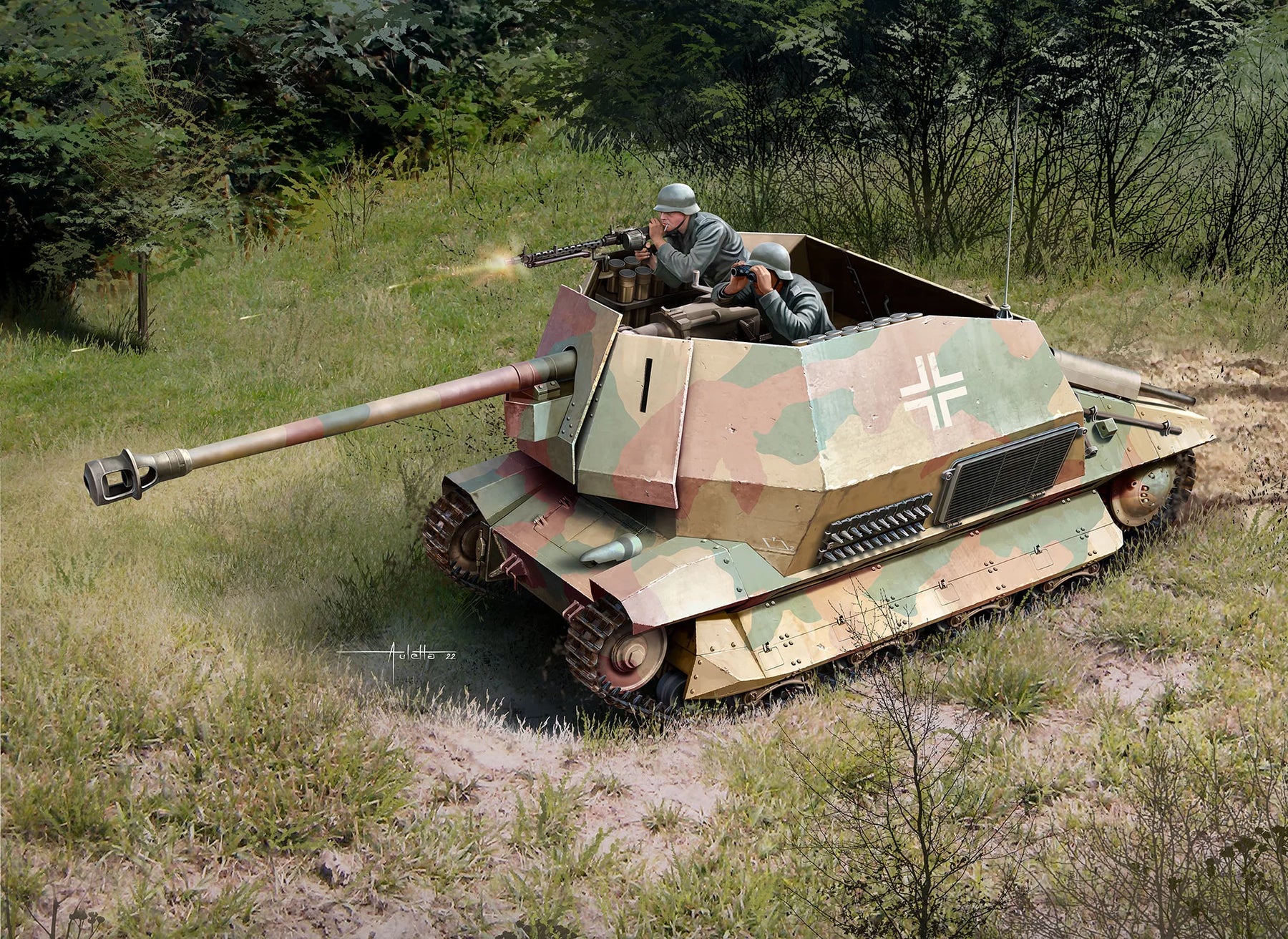 Marder I – 7,5cm Pa.K. 40 (Sf.) auf FCM 36(f)