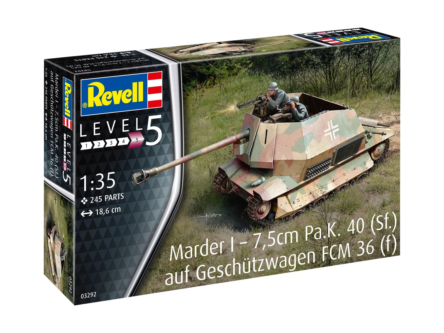 Marder I – 7,5cm Pa.K. 40 (Sf.) auf FCM 36(f)