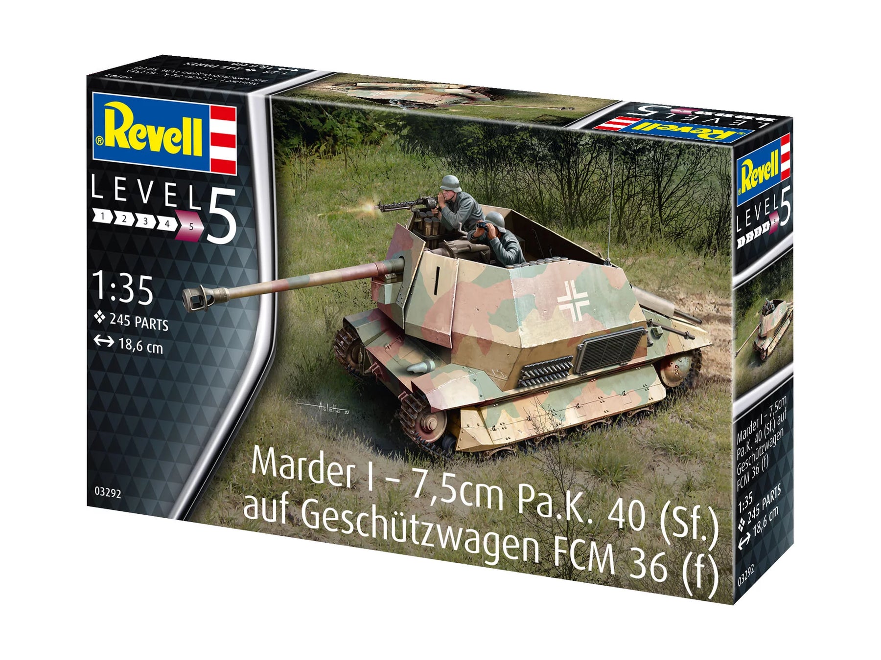 Marder I – 7,5cm Pa.K. 40 (Sf.) auf FCM 36(f)