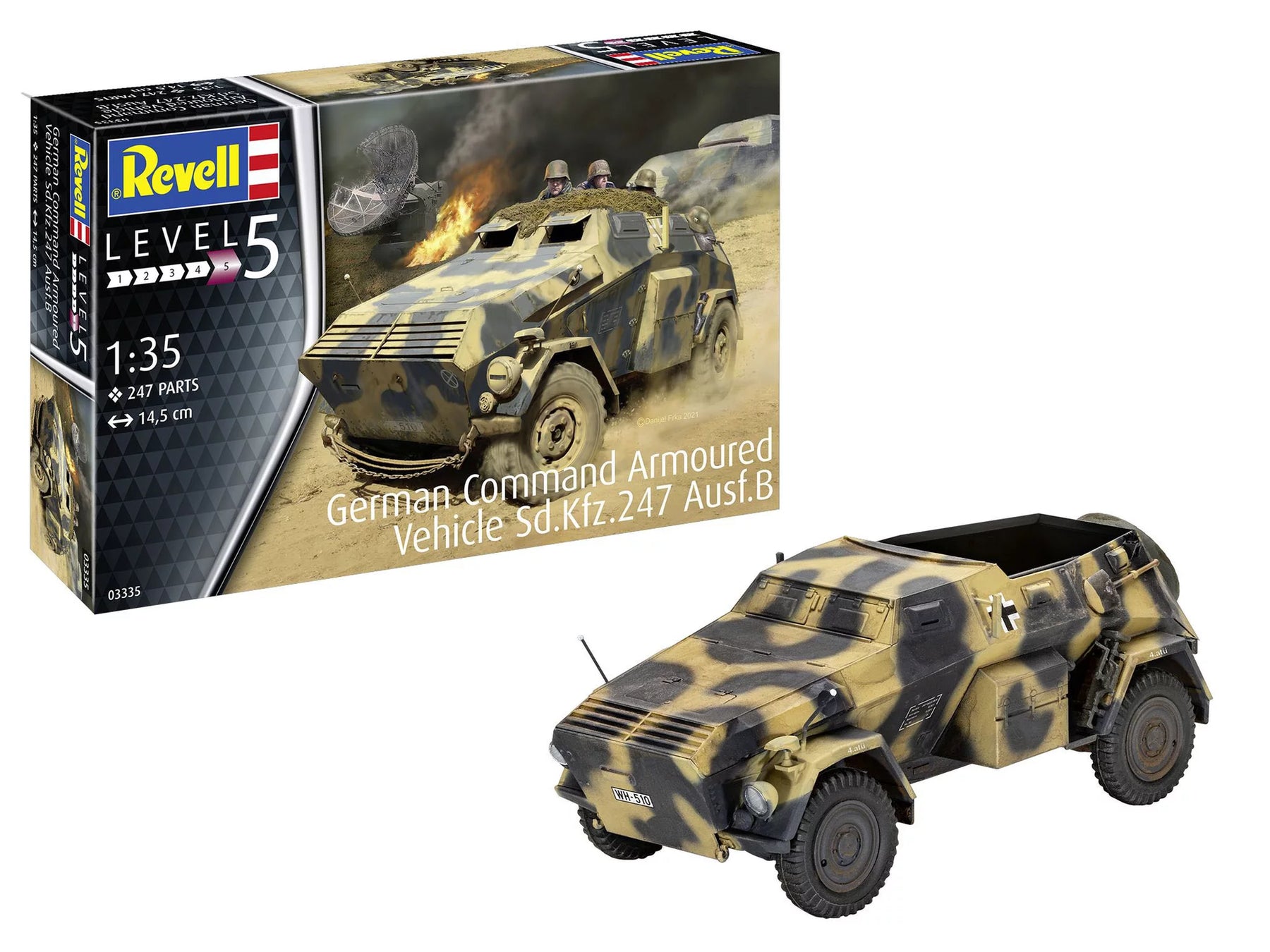 German Command Armored Vehicle Sd.Kfz.247 Ausf.B