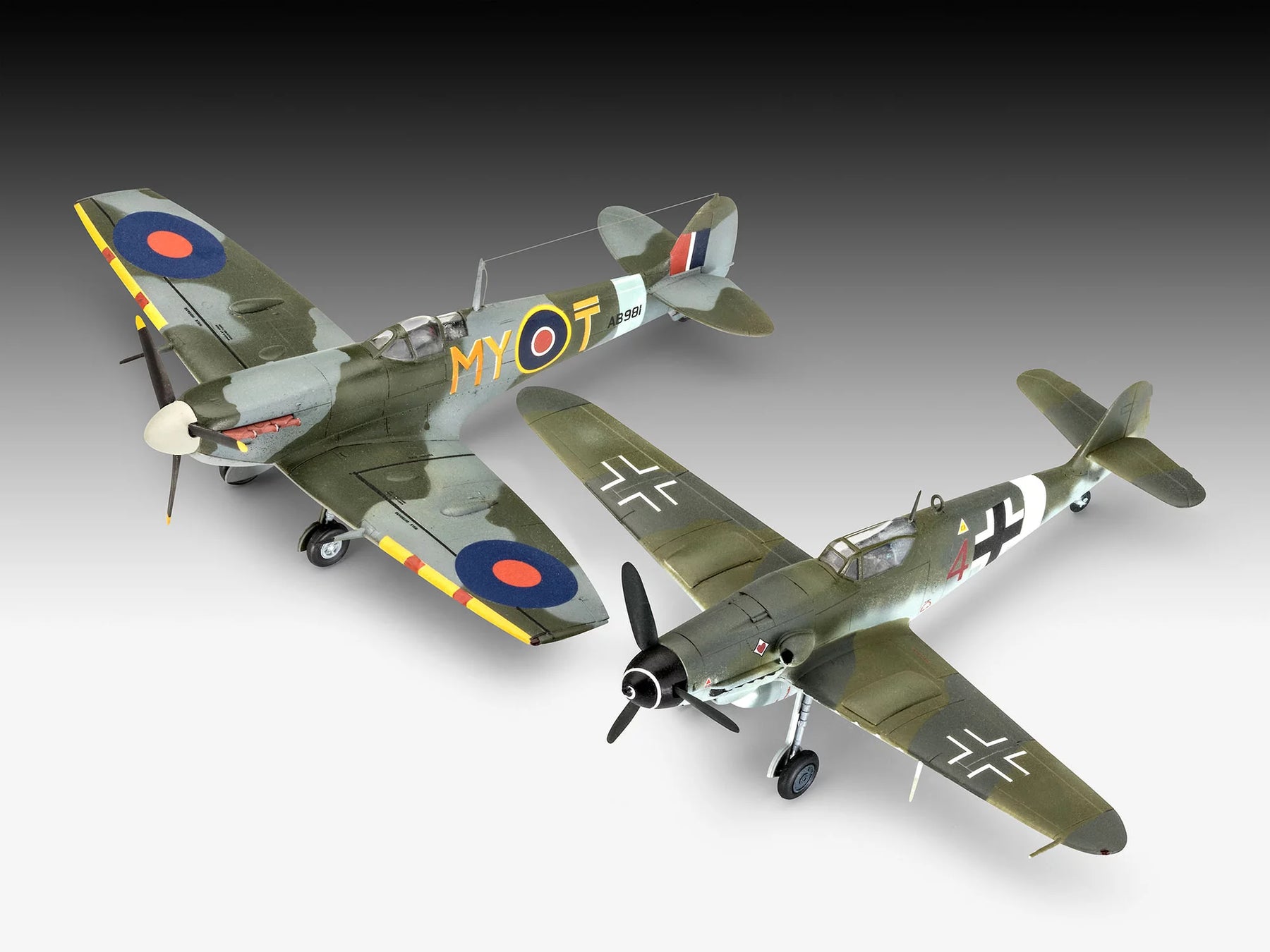 Combat Set Messerschmitt Bf109G-10 - Spitfire Mk.V