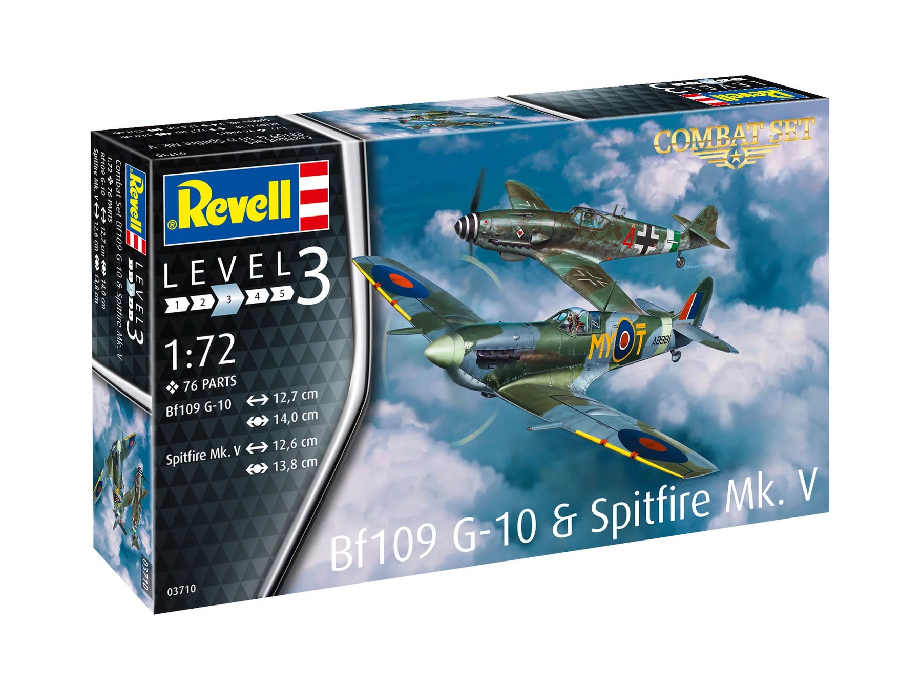 Combat Set Messerschmitt Bf109G-10 - Spitfire Mk.V