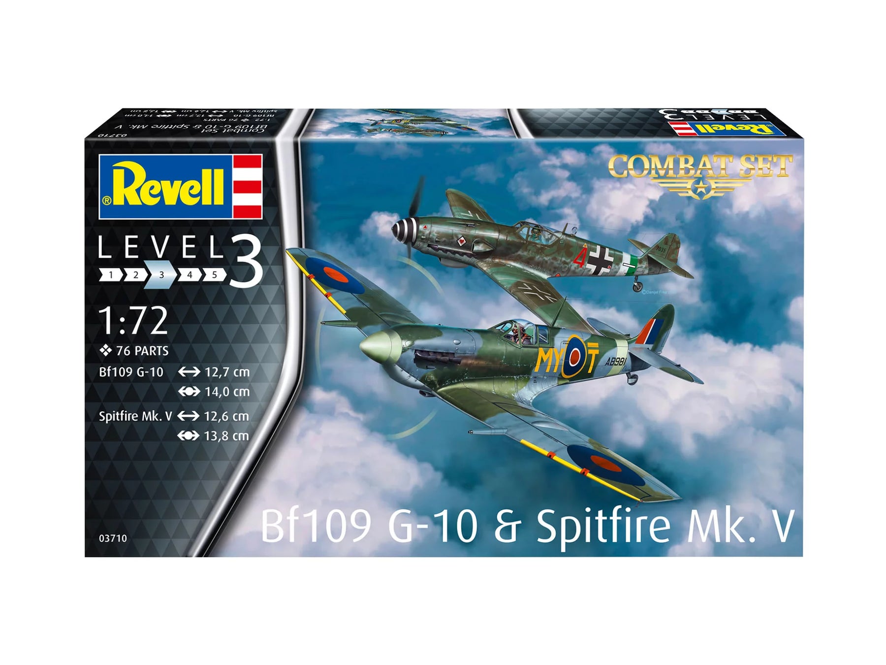 Combat Set Messerschmitt Bf109G-10 - Spitfire Mk.V