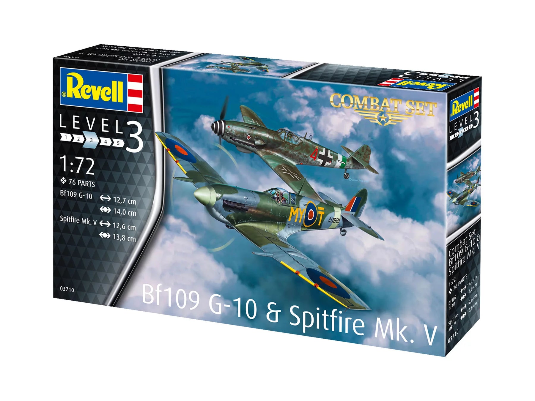 Combat Set Messerschmitt Bf109G-10 - Spitfire Mk.V