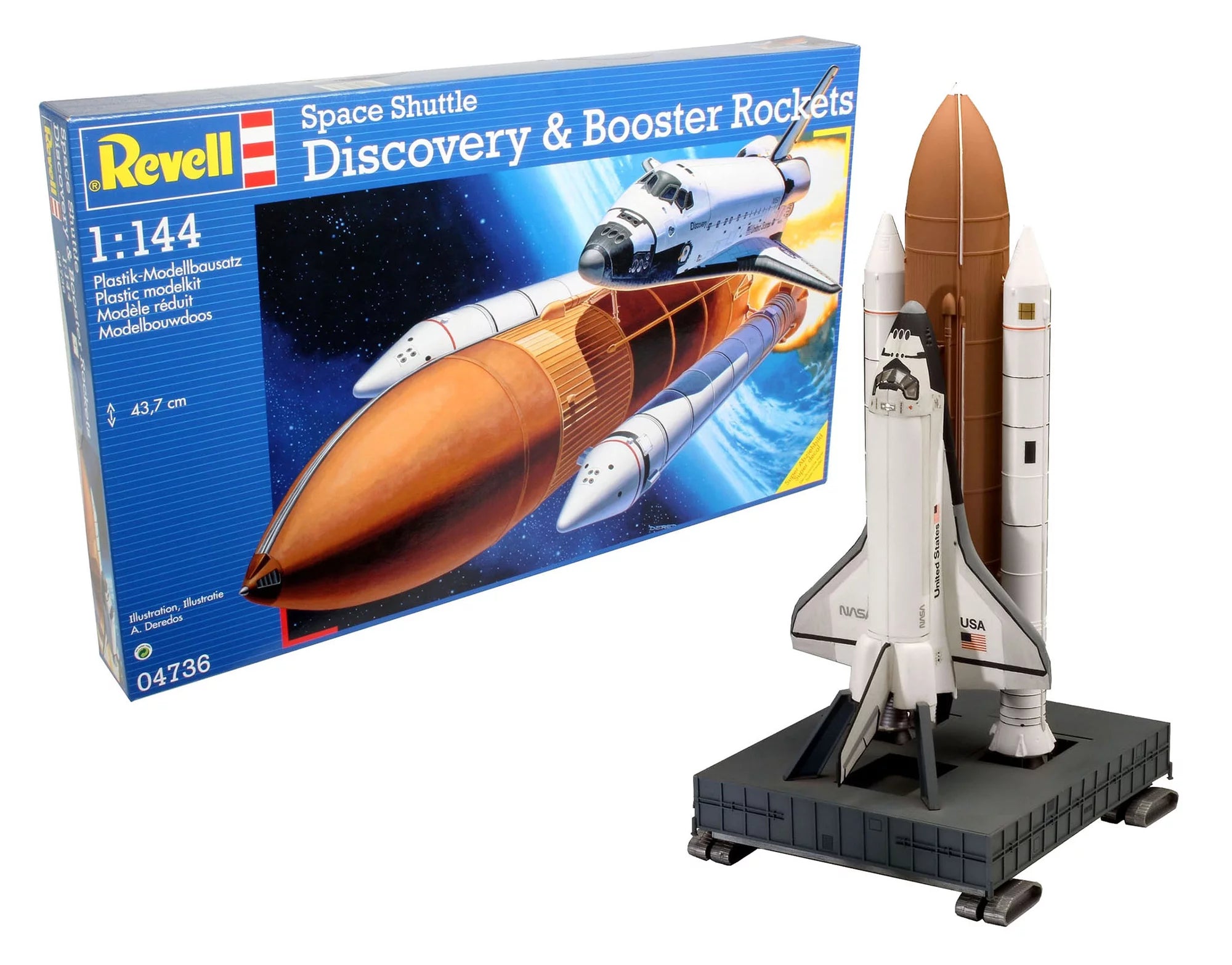 Maquette Navette : Space Shuttle Discovery & Booster Rockets - Revell - Rue des Maquettes