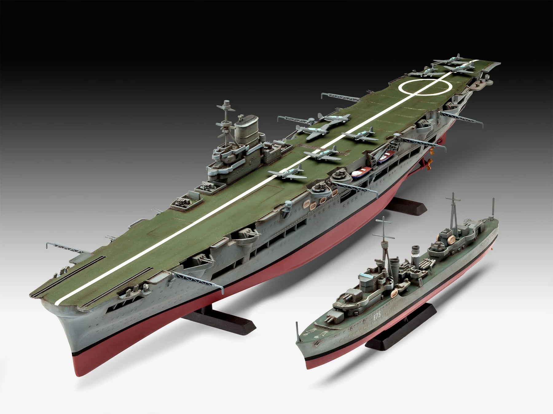 HMS Ark Royal & Tribal Class Destroyer
