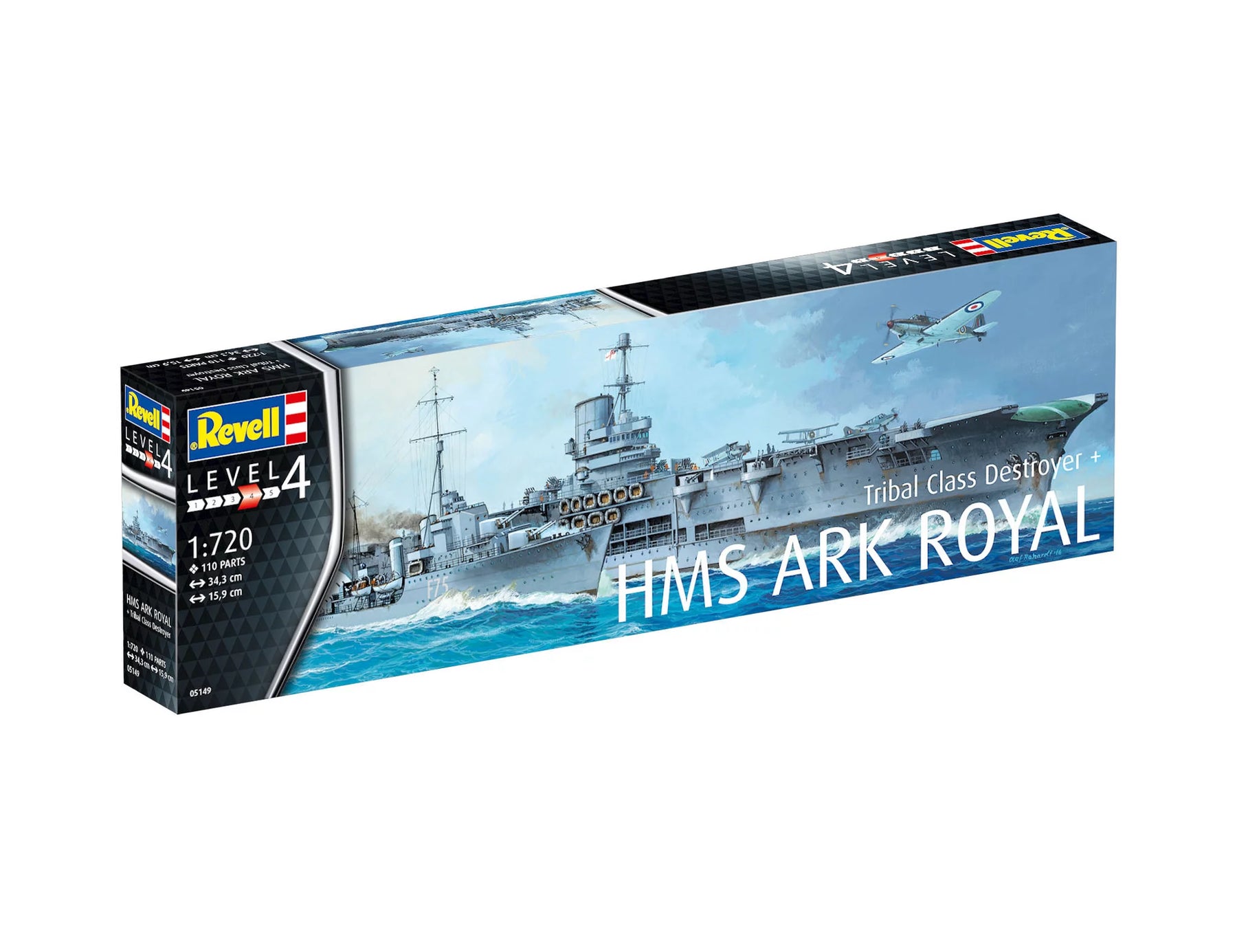 HMS Ark Royal & Tribal Class Destroyer