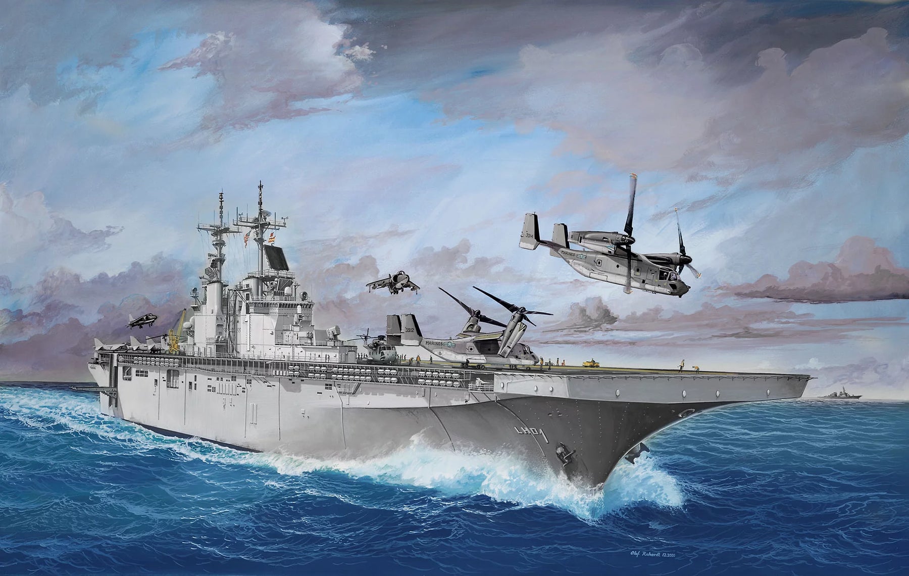 US Navy Assault Carrier WASP Class