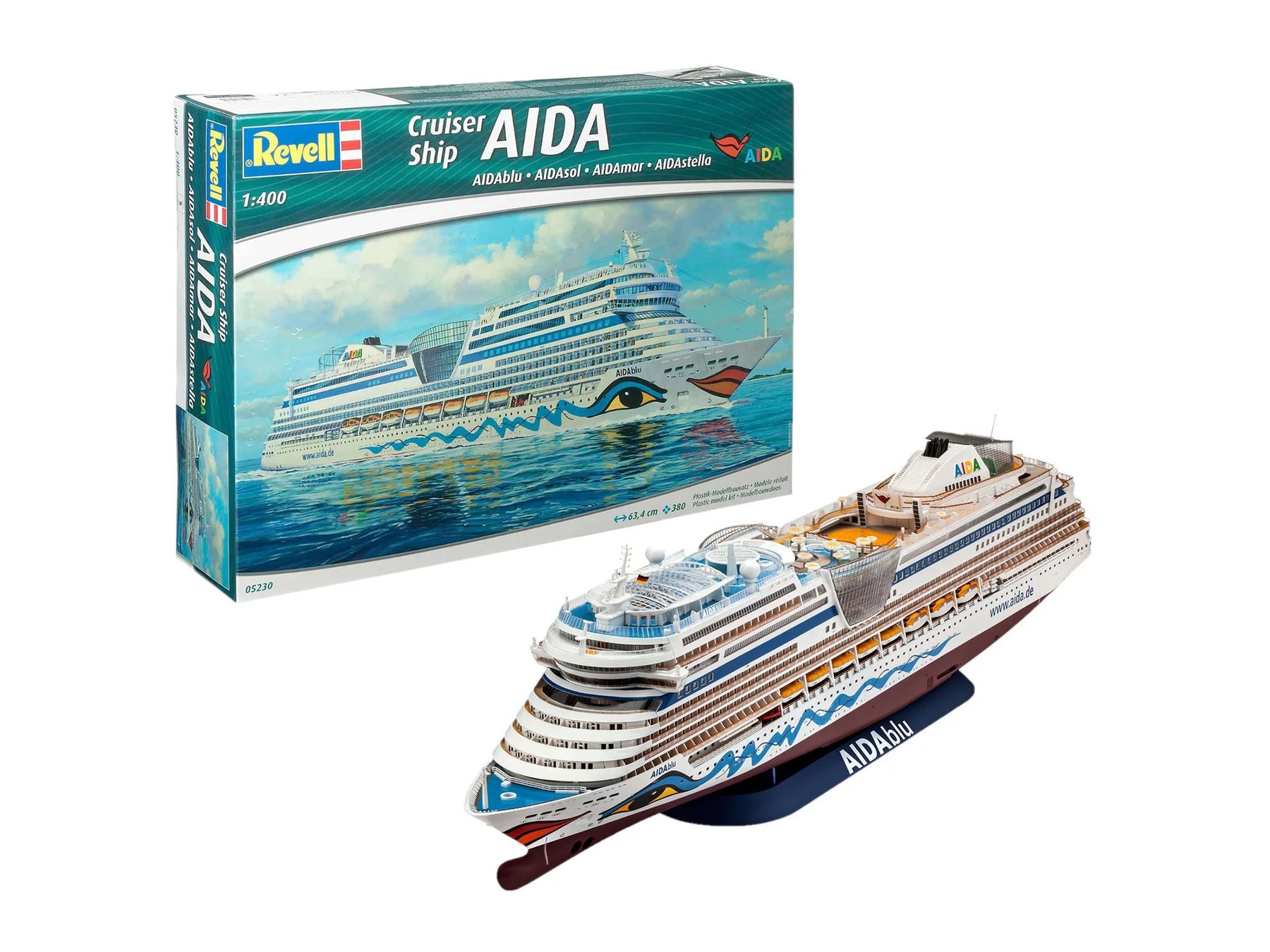 AIDA tengerjáró hajó (AIDAblu, sol, mar vagy stella)