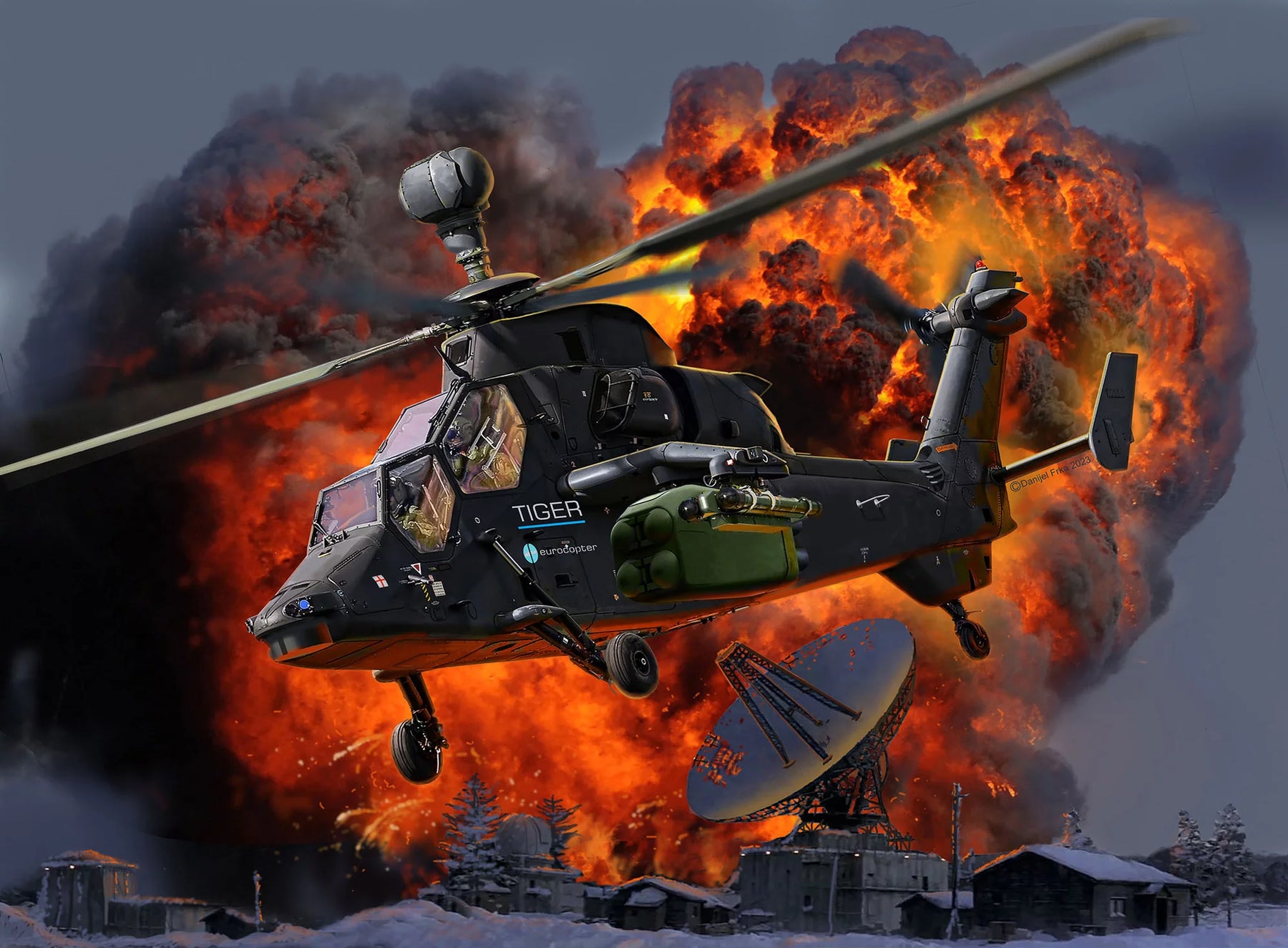 Geschenkset James Bond "Eurocopter Tiger"