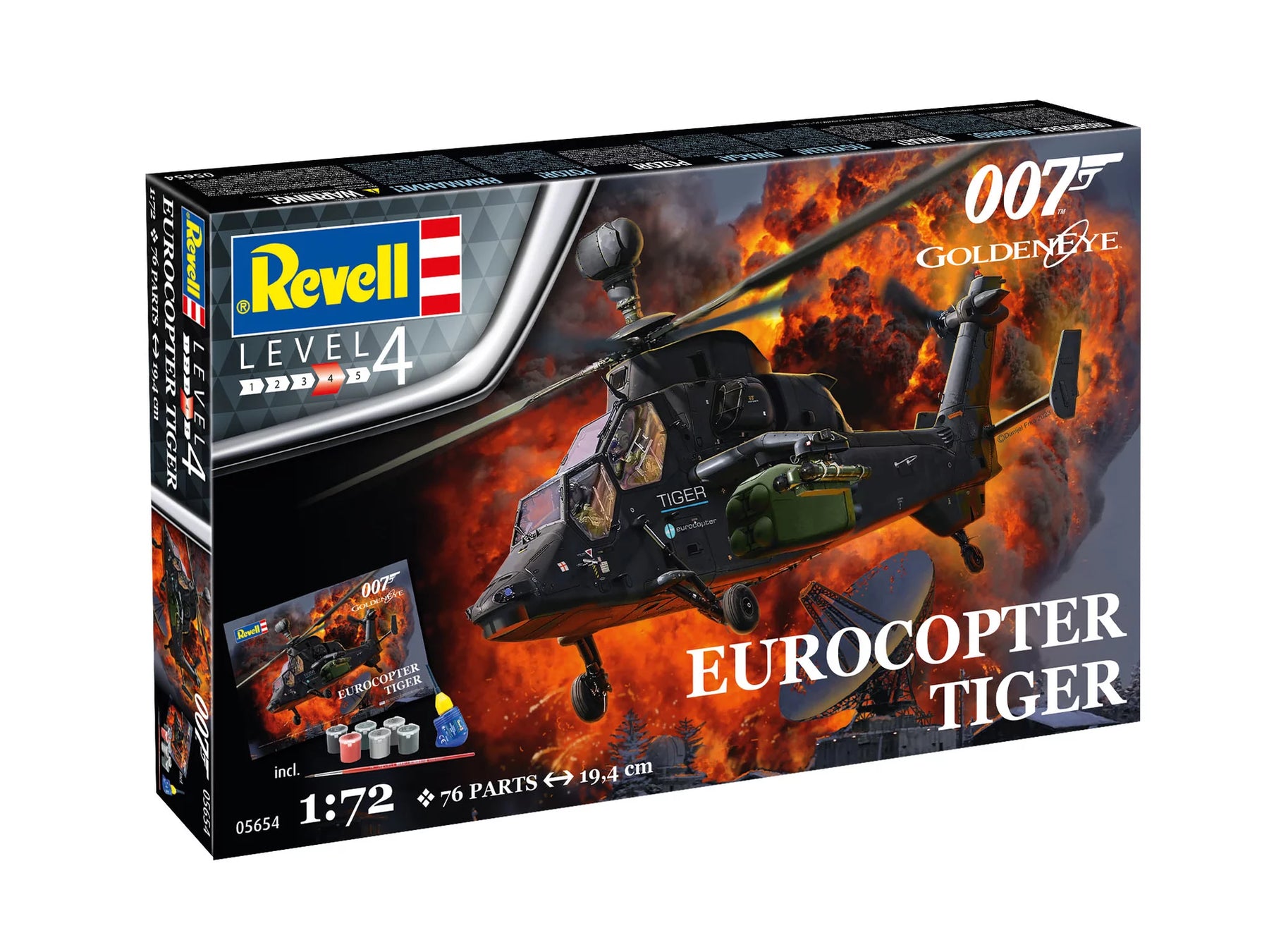 Geschenkset James Bond "Eurocopter Tiger"