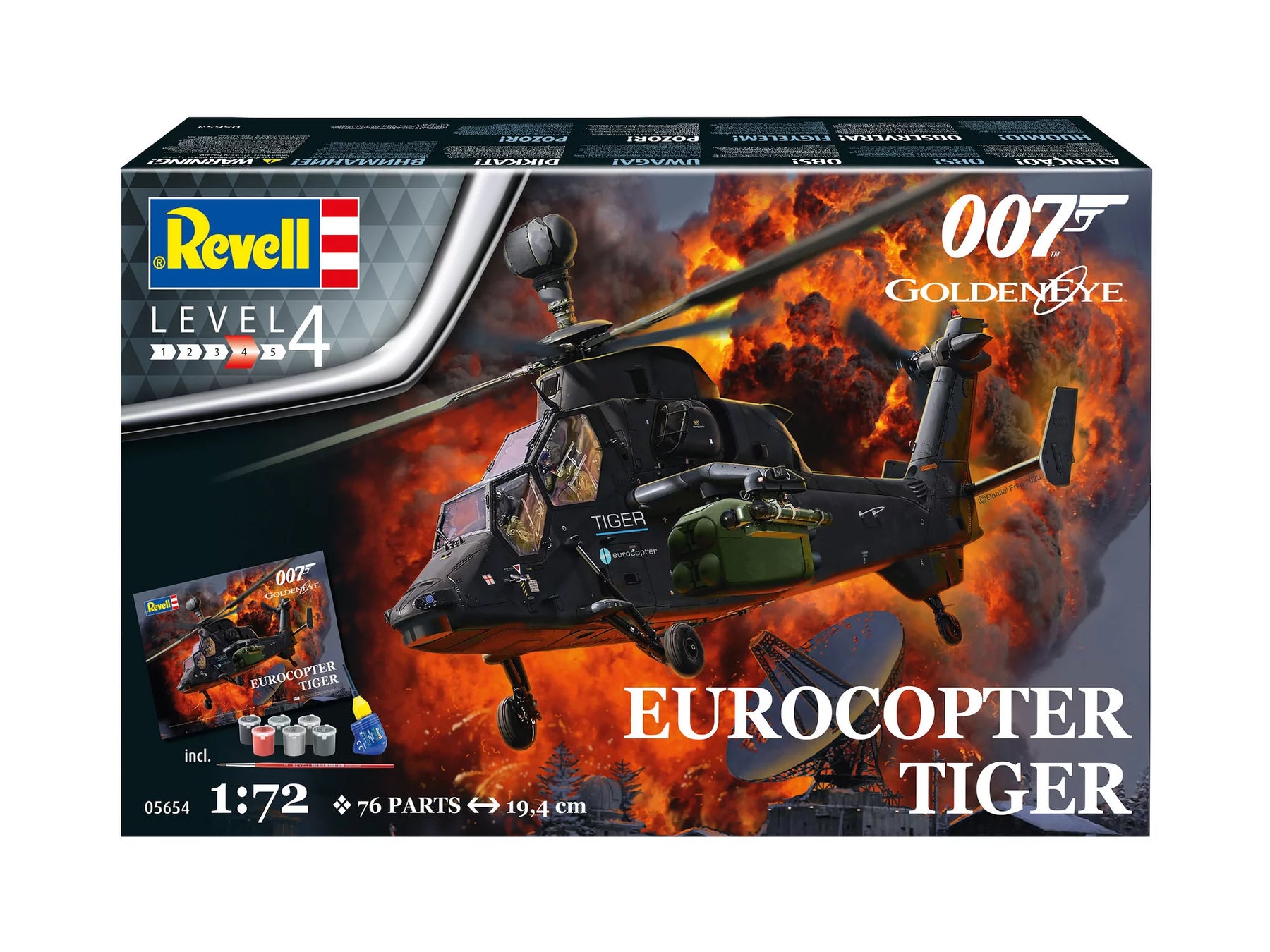 Geschenkset James Bond "Eurocopter Tiger"