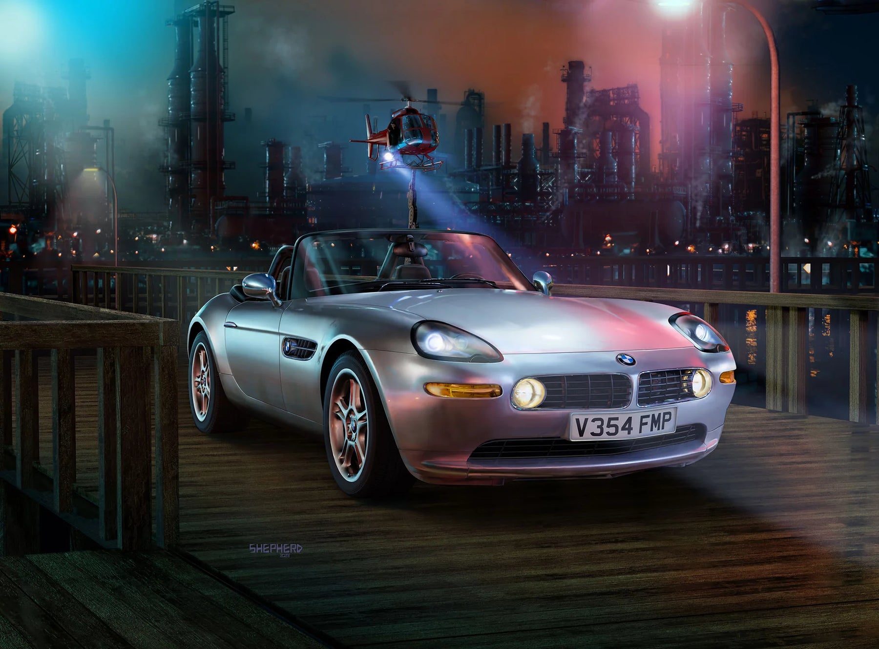 Geschenkset James Bond "BMW Z8"