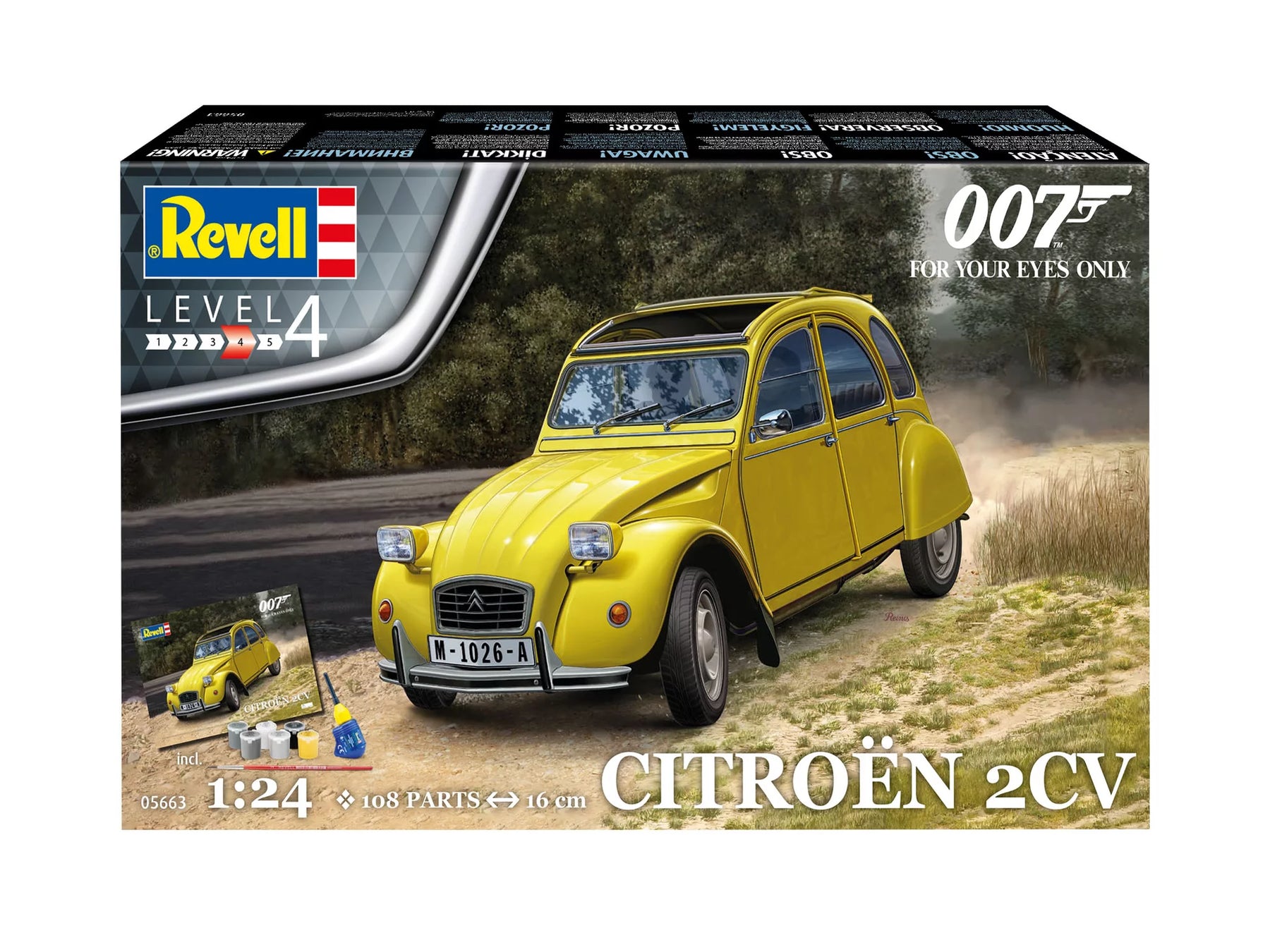 Geschenkset James Bond "Citroen 2 CV"