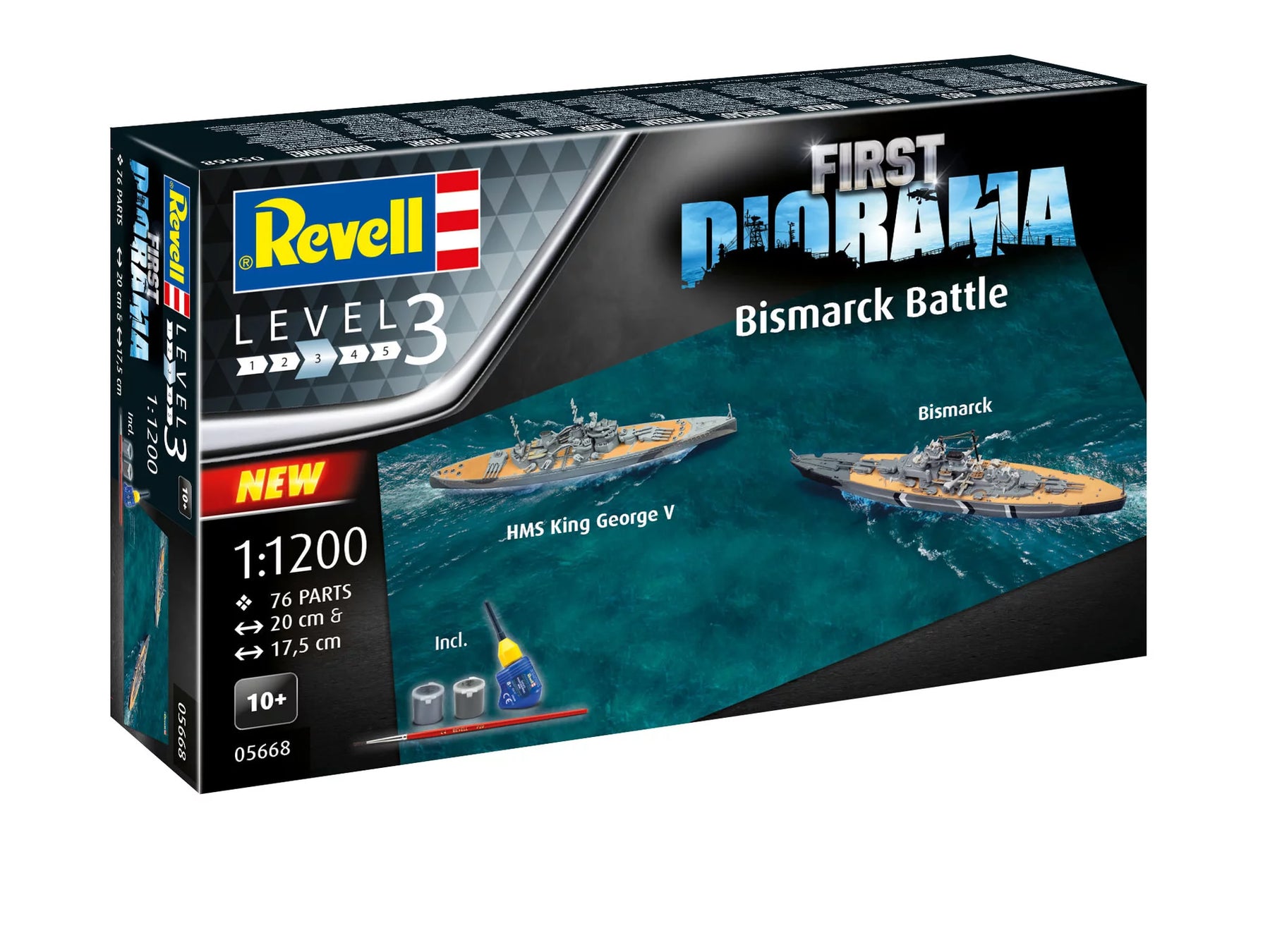 First Diorama Set - Bismarck Battle
