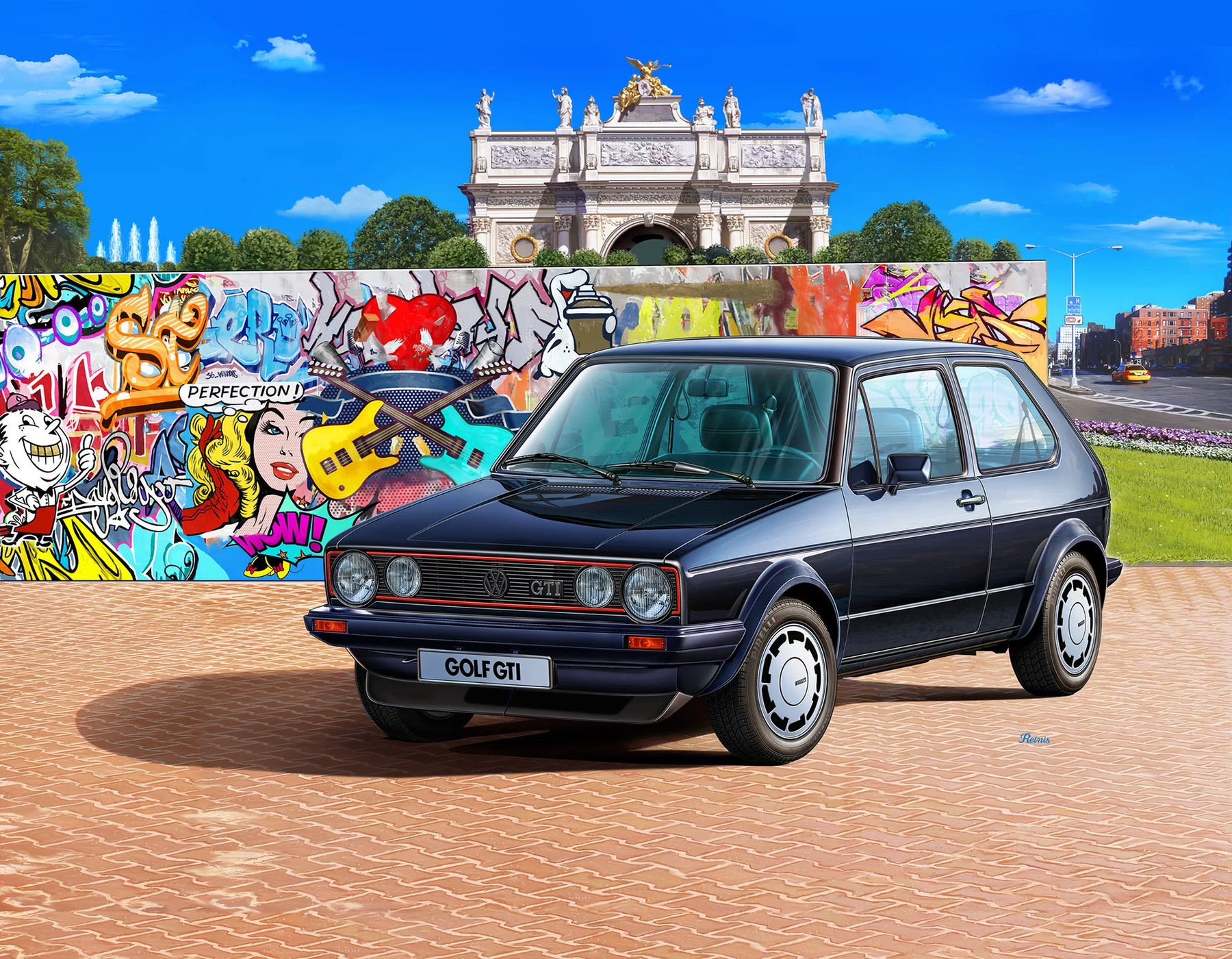 Geschenkset 35 Years Volkswagen Golf GTI Pirelli