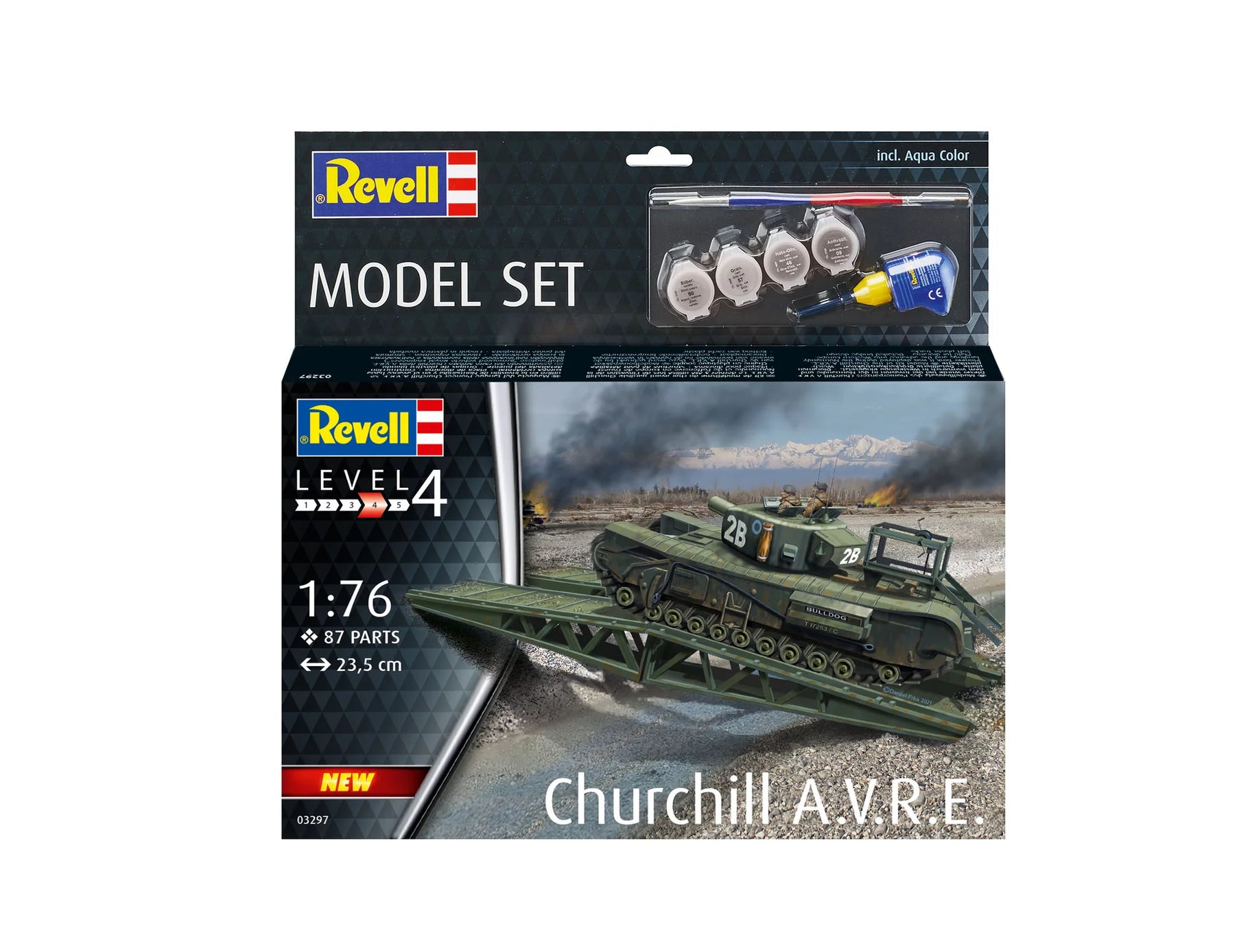 Model Set Churchill A.V.R.E.