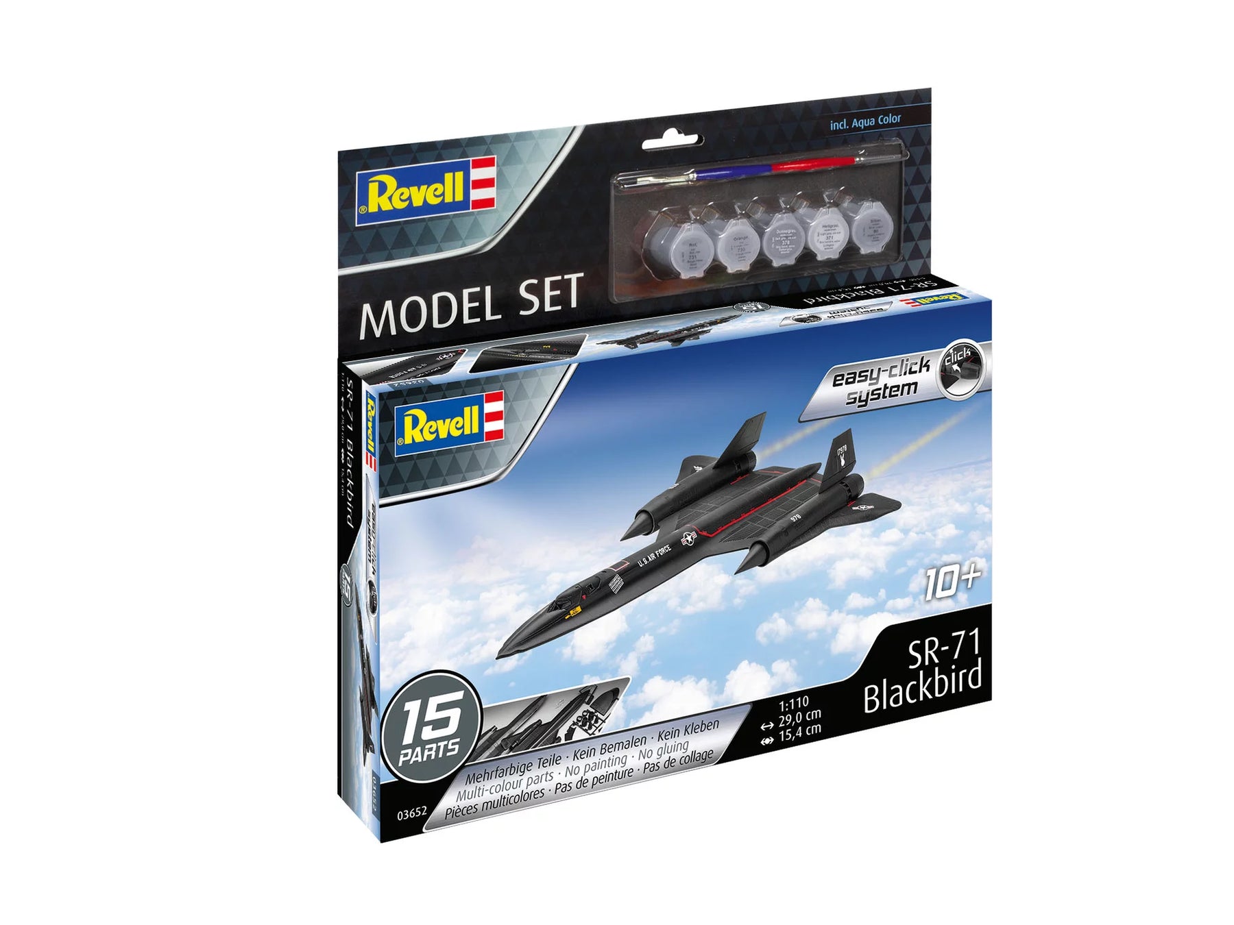 Model Set Lockheed SR-71 Blackbird Click System