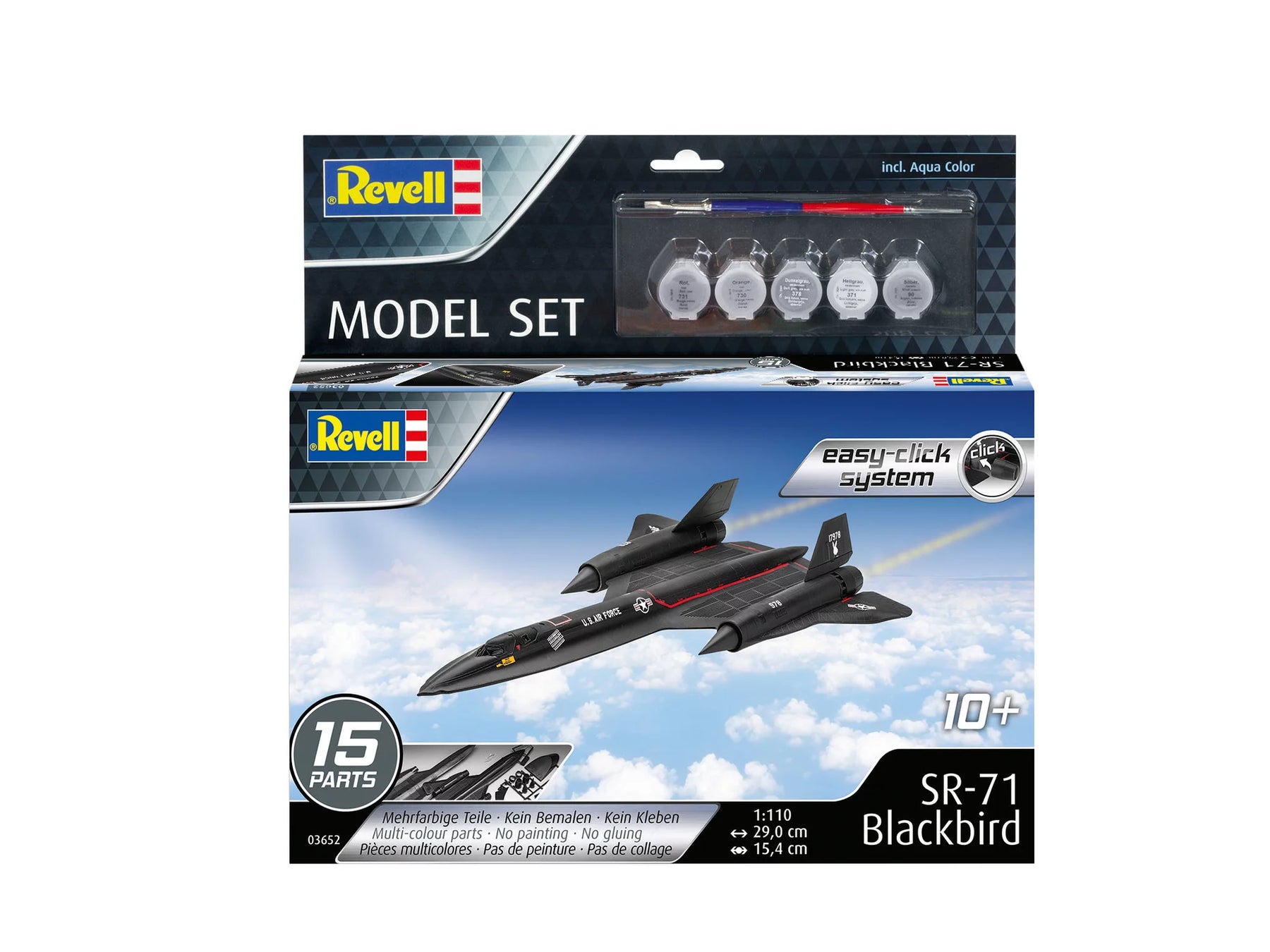 Model Set Lockheed SR-71 Blackbird Click System