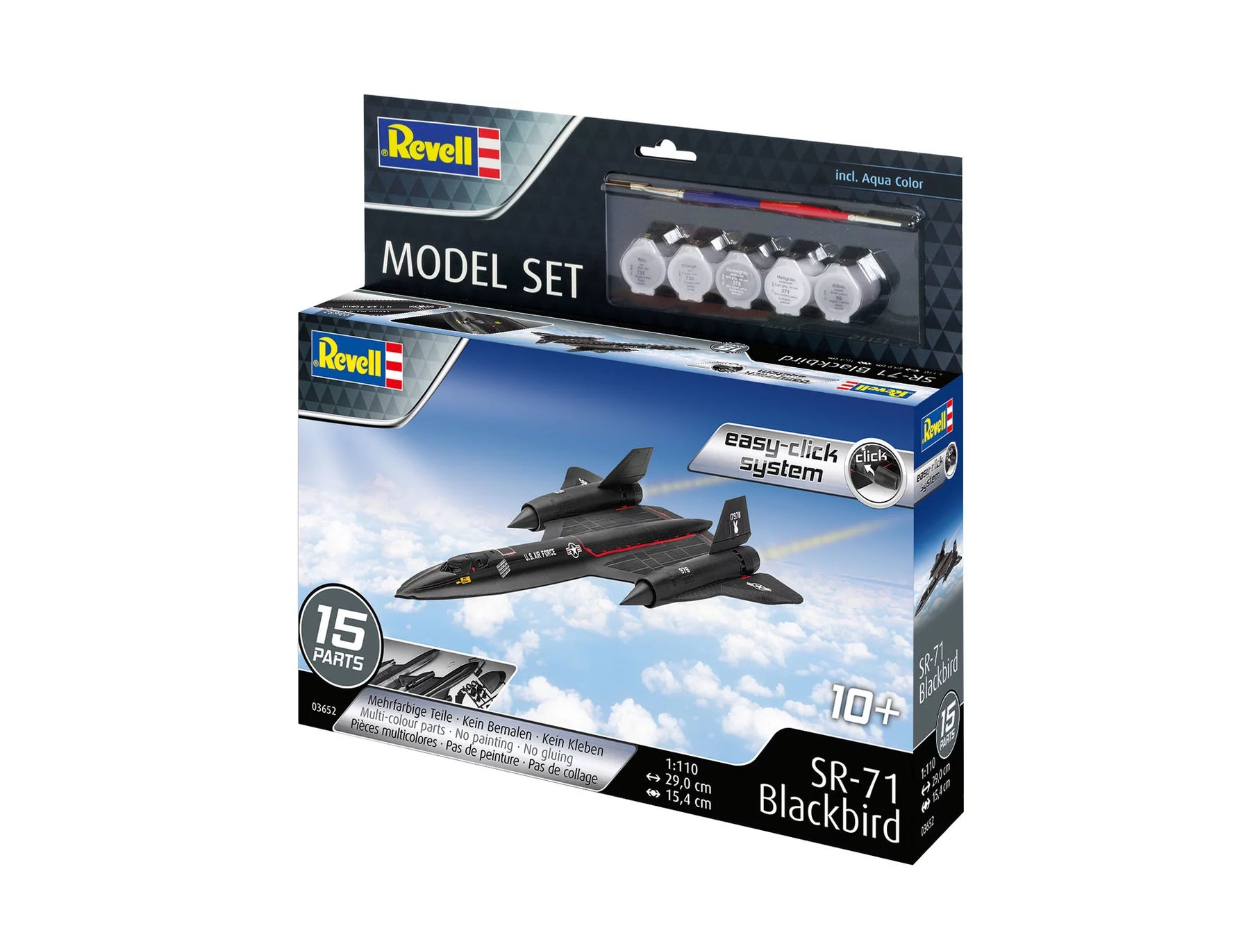 Model Set Lockheed SR-71 Blackbird Click System