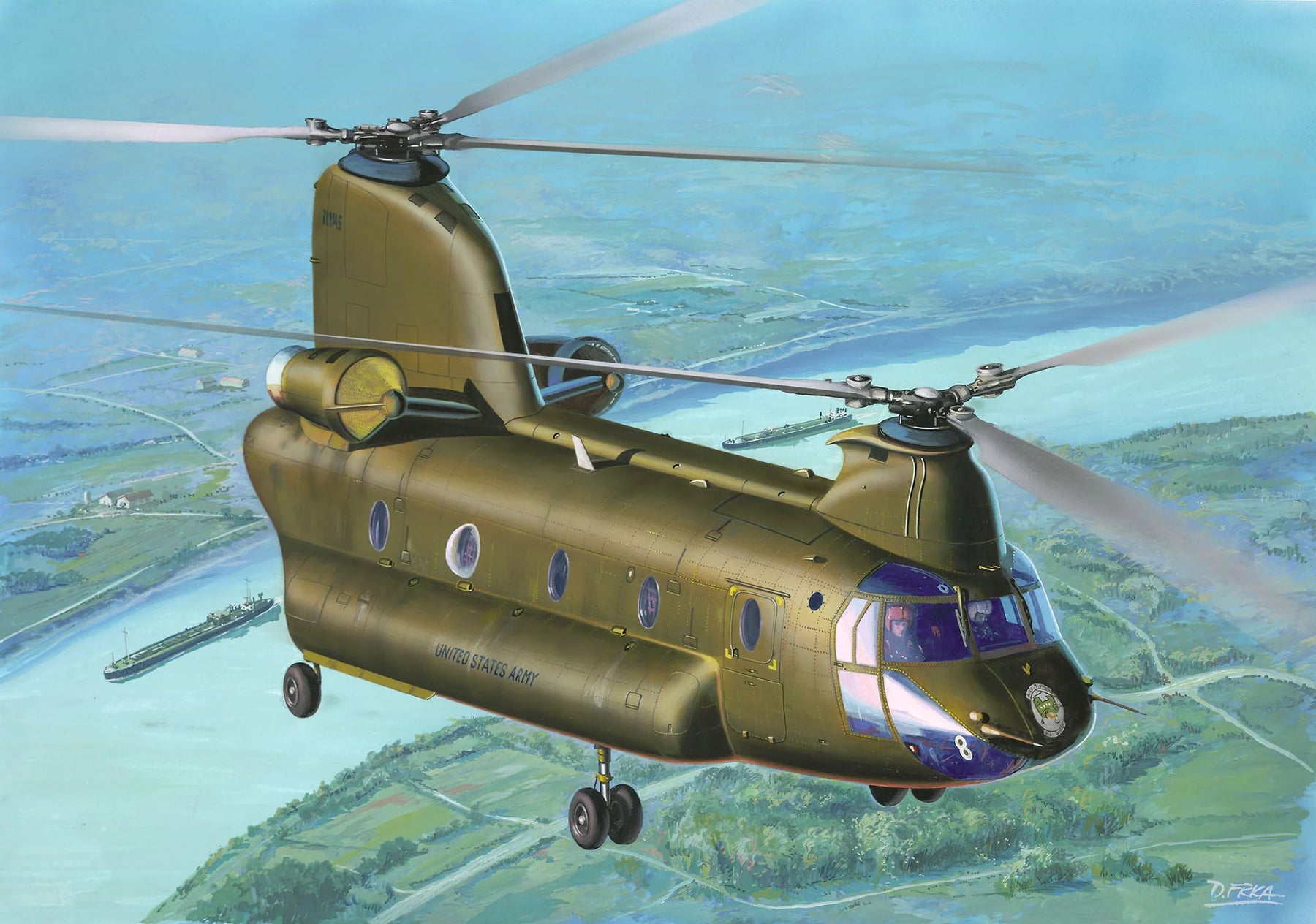 Modelset CH-47D Chinook